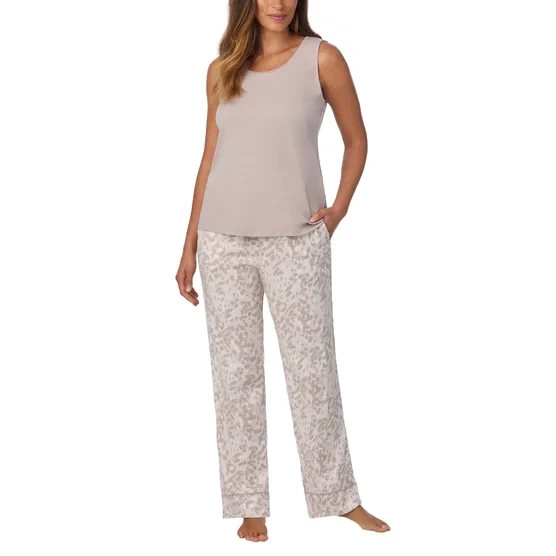 Carole Hochman Midnight Women’s 3-Piece Cotton PJ Set or tank or pant