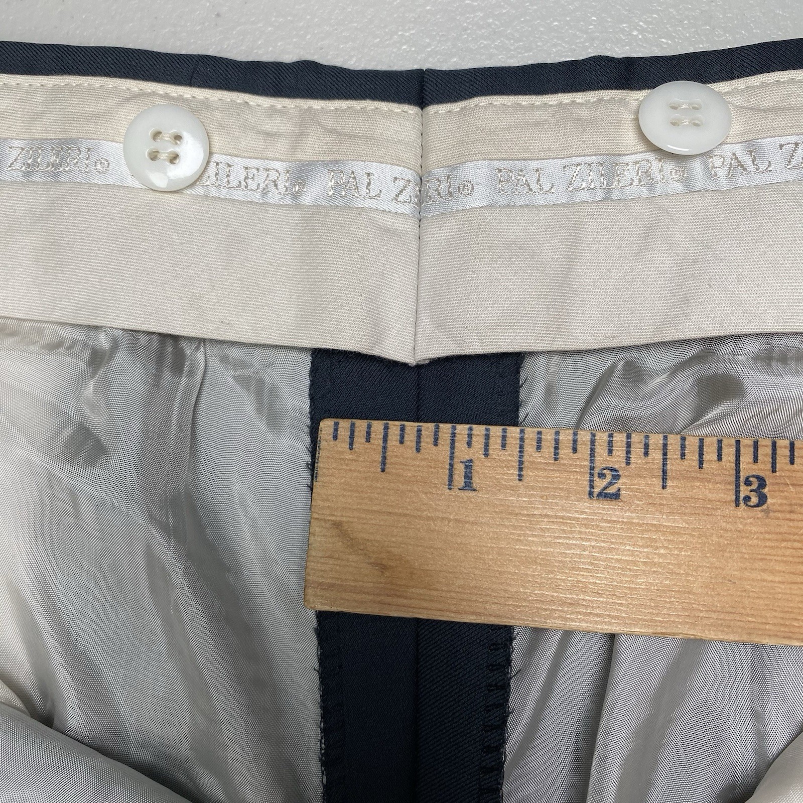 90s Pal Zileri Loro Piana Suit 2 Piece 42L (36×33 Cuffed) 2B0V Triple Pleated