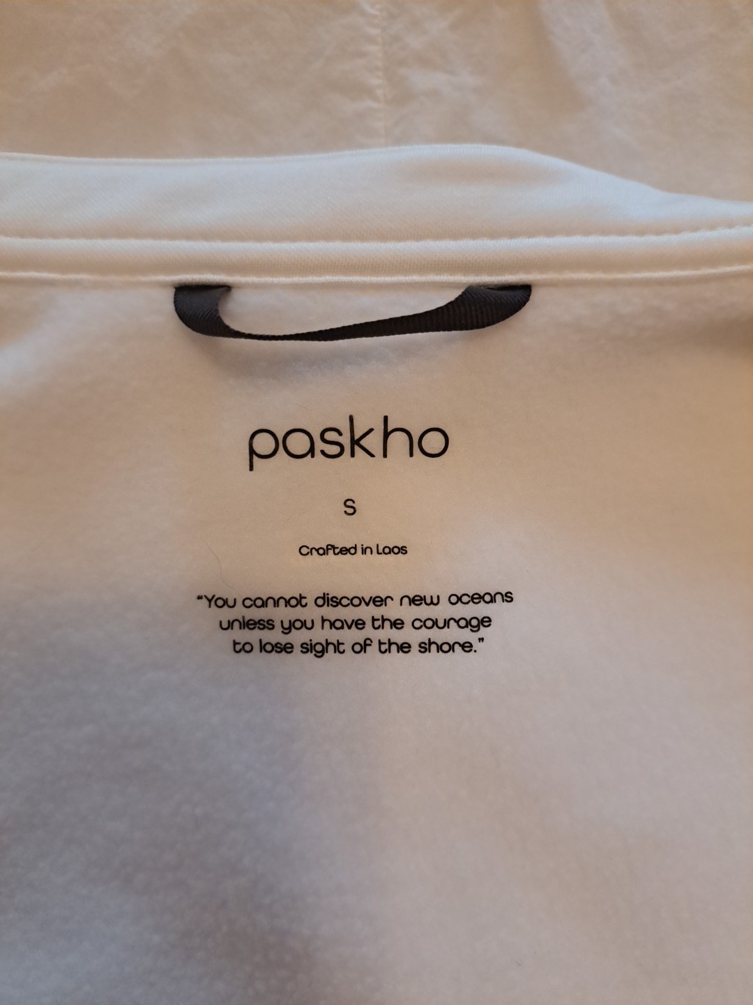 PASKHO CHAKRA JACKET WHITE Sz S Excellent Condition Returns Accepted