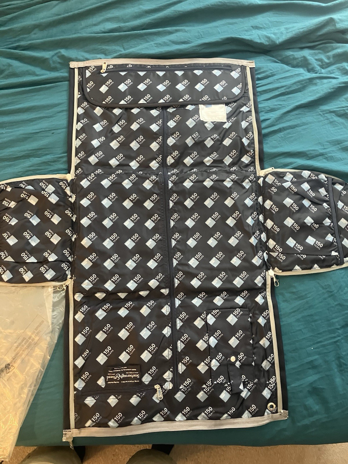 NEW Scarborough&Tweed Goldman Sachs 150 Year Canvas Duffel Garment Bag Dust Bag