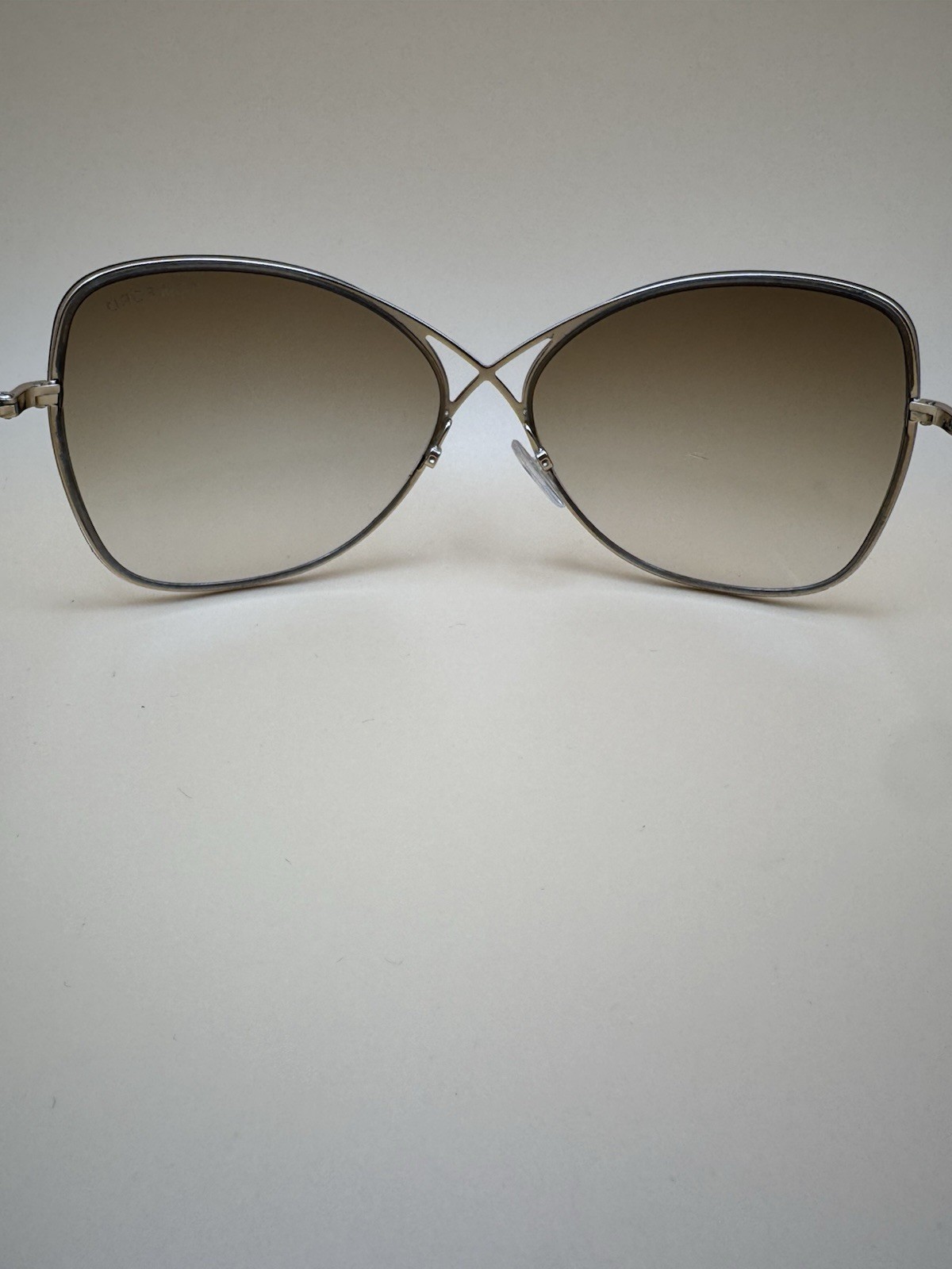 Tom Ford Colette TF250 28F Gold Brown Sunglasses 63-12-135mm Made In Italy Used