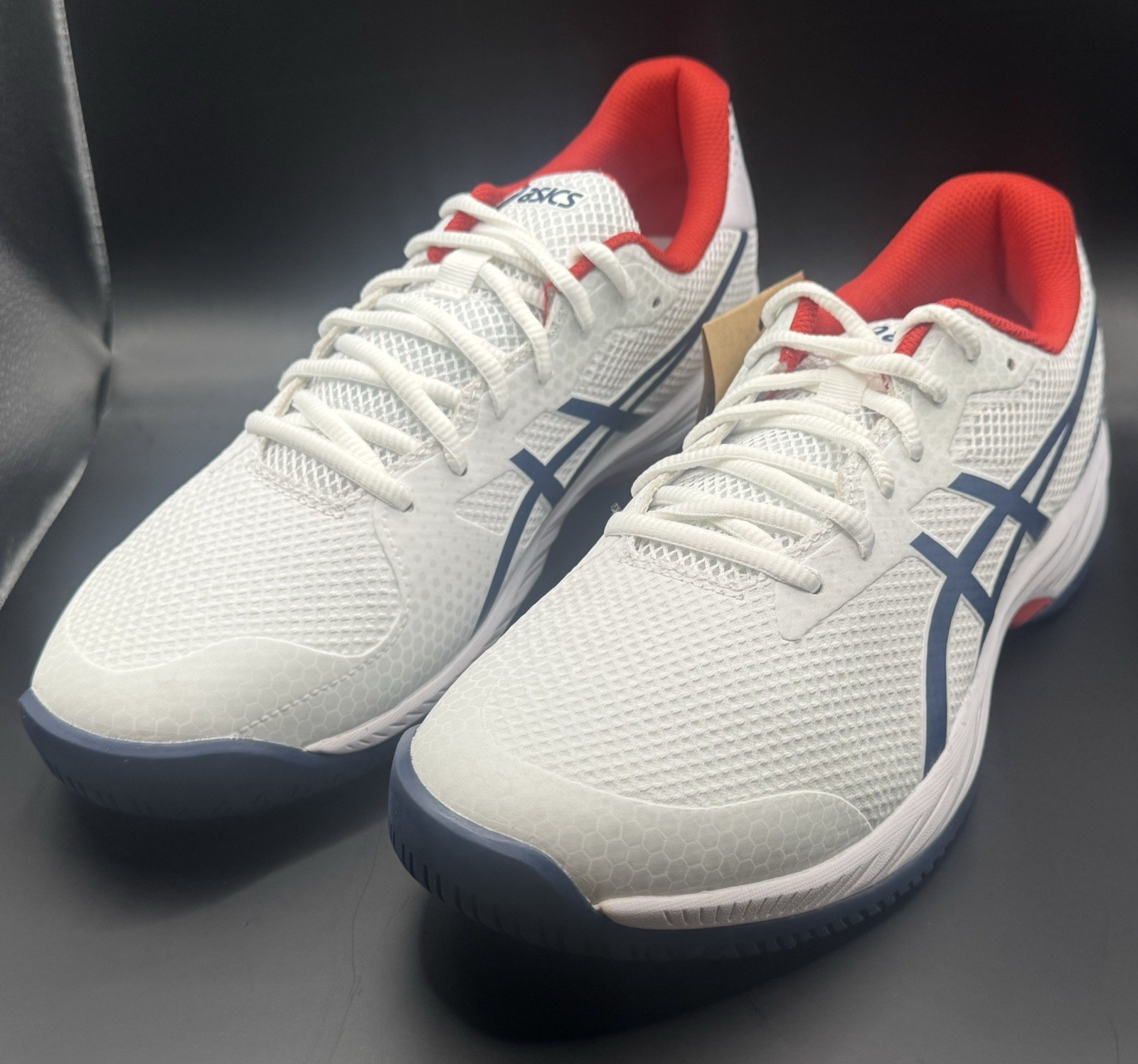 Asics Men’s Gel-Game 9 Pickleball Shoes White/Night Sky (1041A416-100)