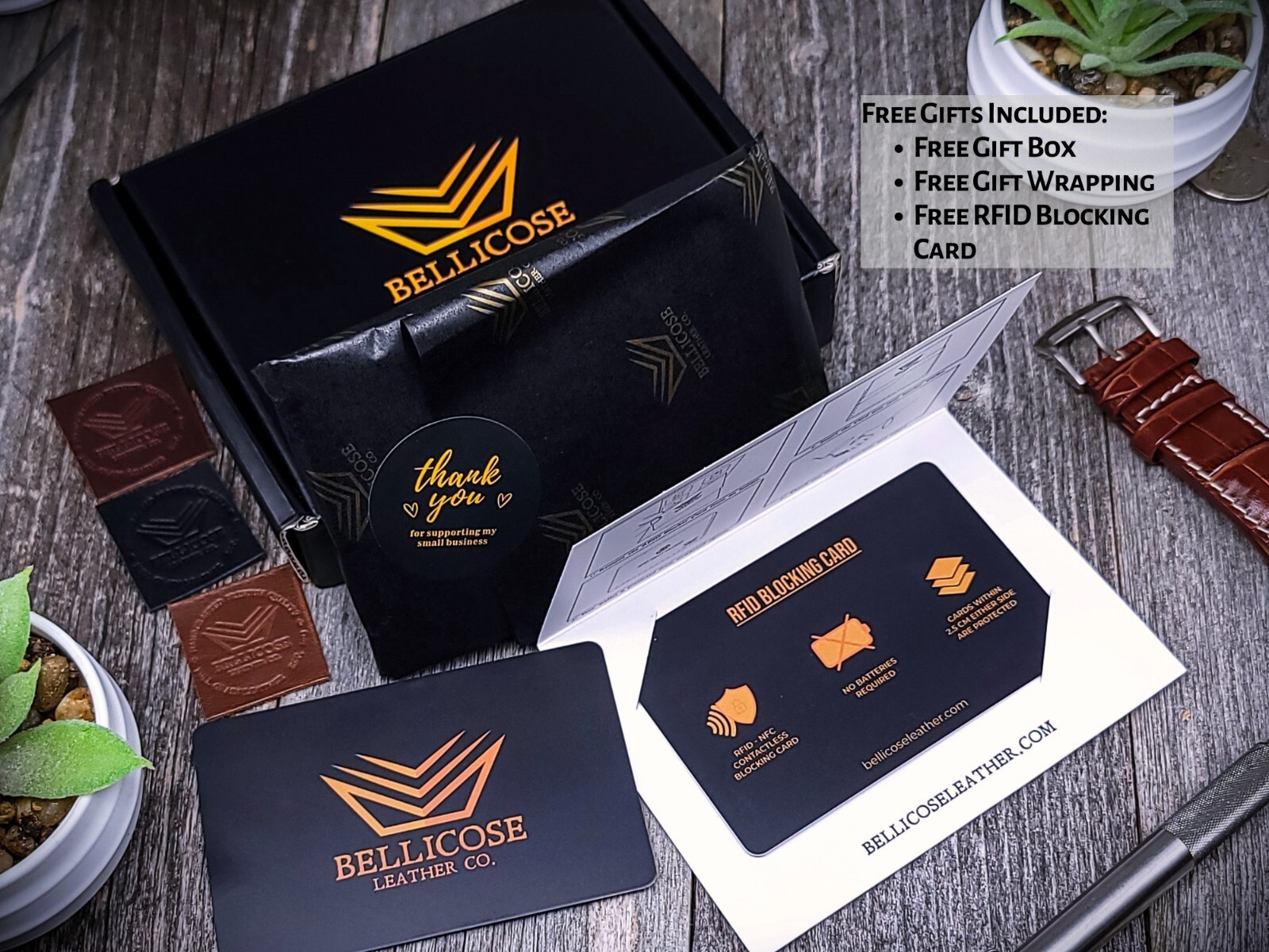 Bellicose Handmade Full Grain Leather Wallet: Anniversary & Holiday Gift for Men