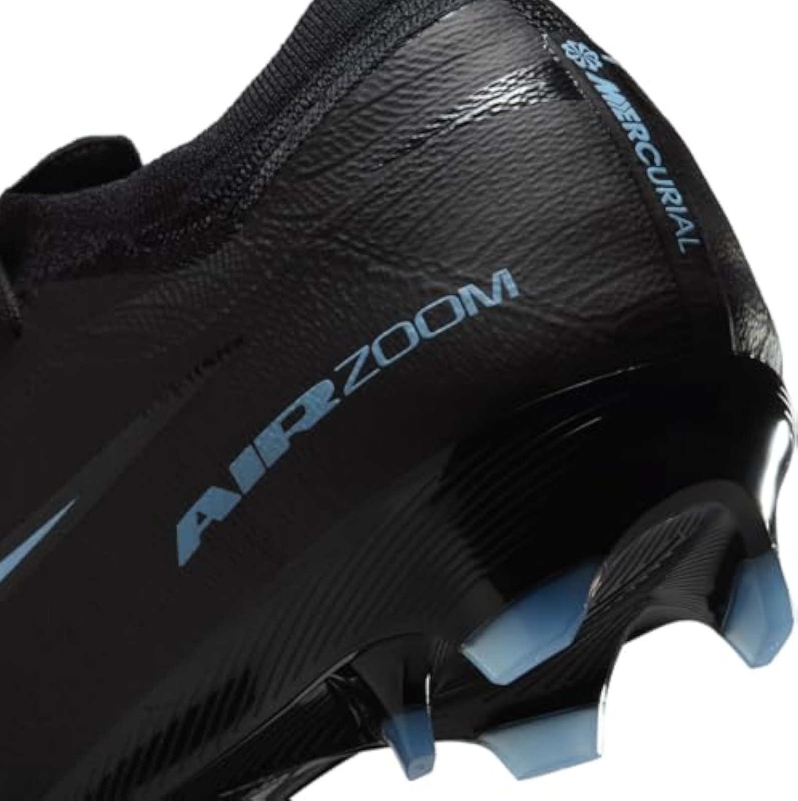 Nike Mercurial Vapor 16 Pro Firm-Ground Low-Top Soccer Cleats (Black/Ice Blue) S