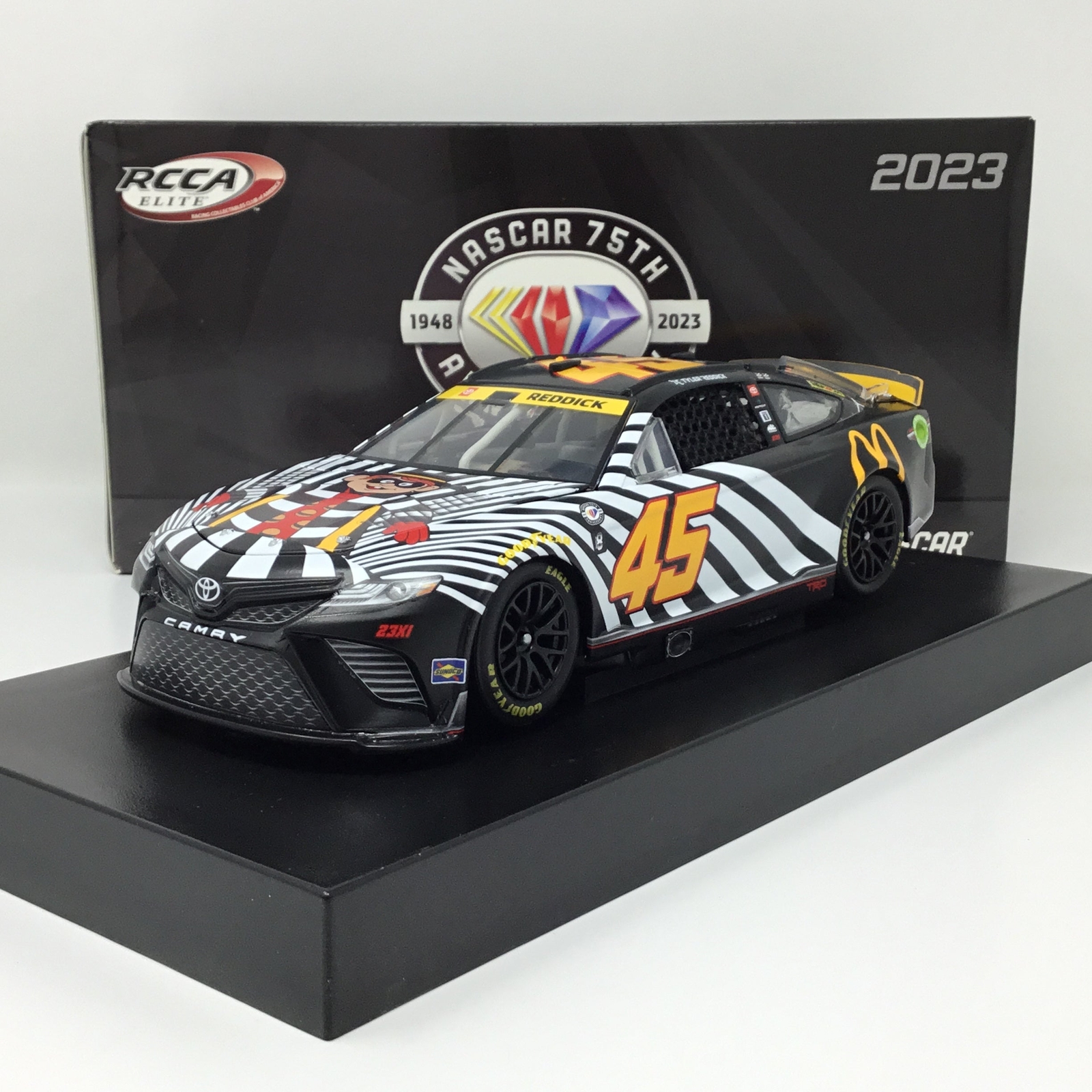 Tyler Reddick 2023 McDonald’s Hamburglar 1:24 Elite Diecast