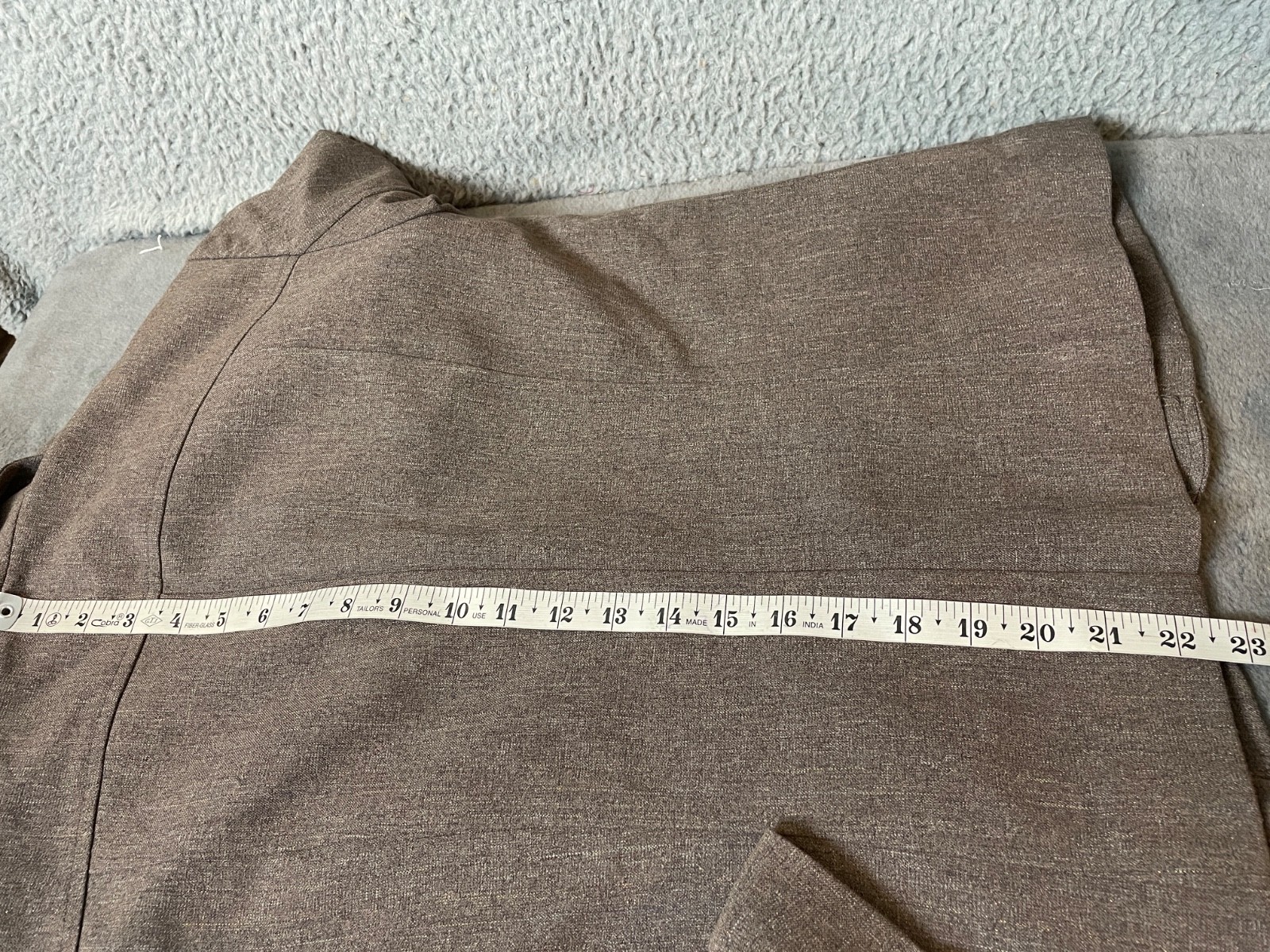 Sigrid Olsen Jacket Skirt Suit Womens 12 Brown Single Breasted Capsule Wardrobe