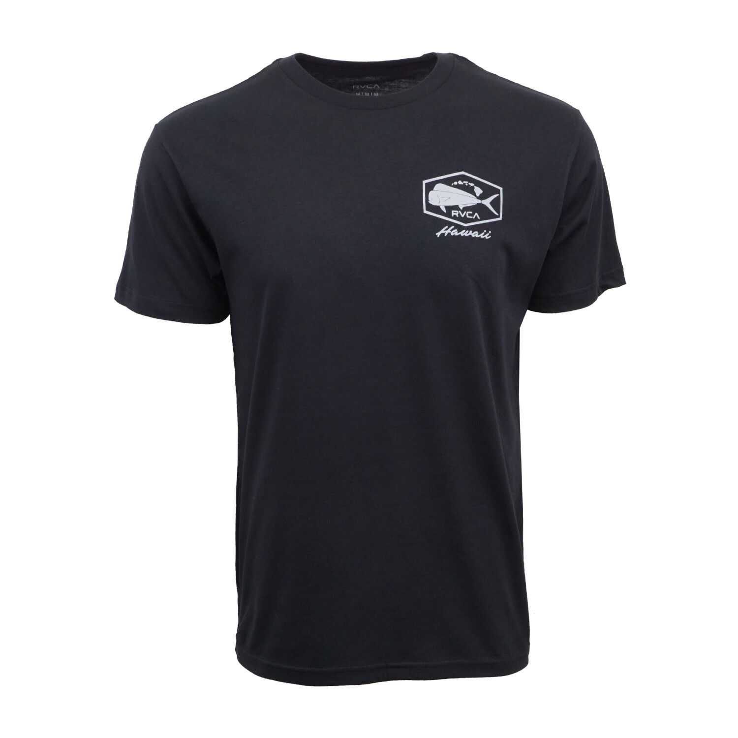 RVCA HAWAII ISLAND MENS MAHI T SHIRT BLACK