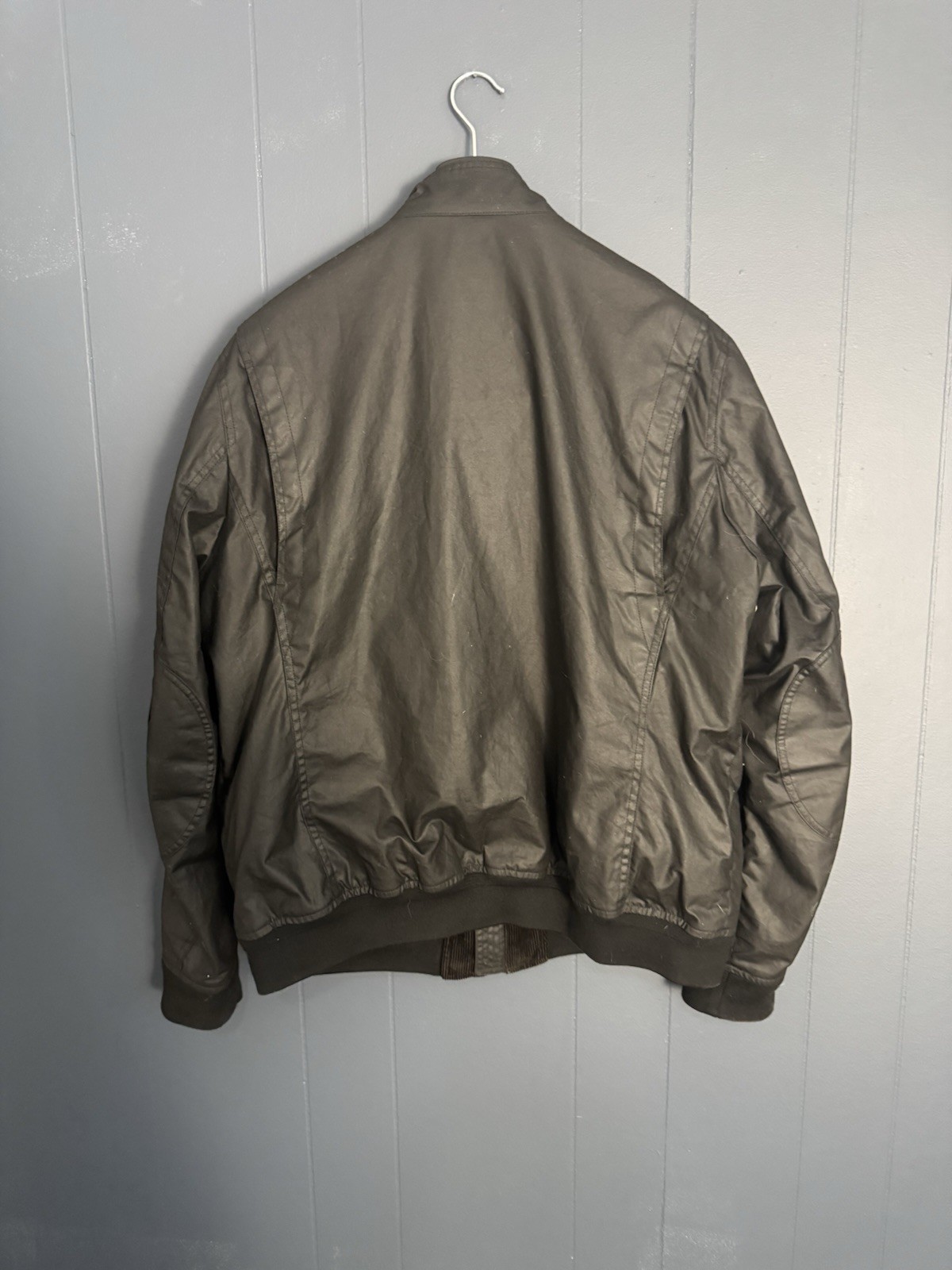 Belstaff Men’s waxed Bomber Size 46 NWOT