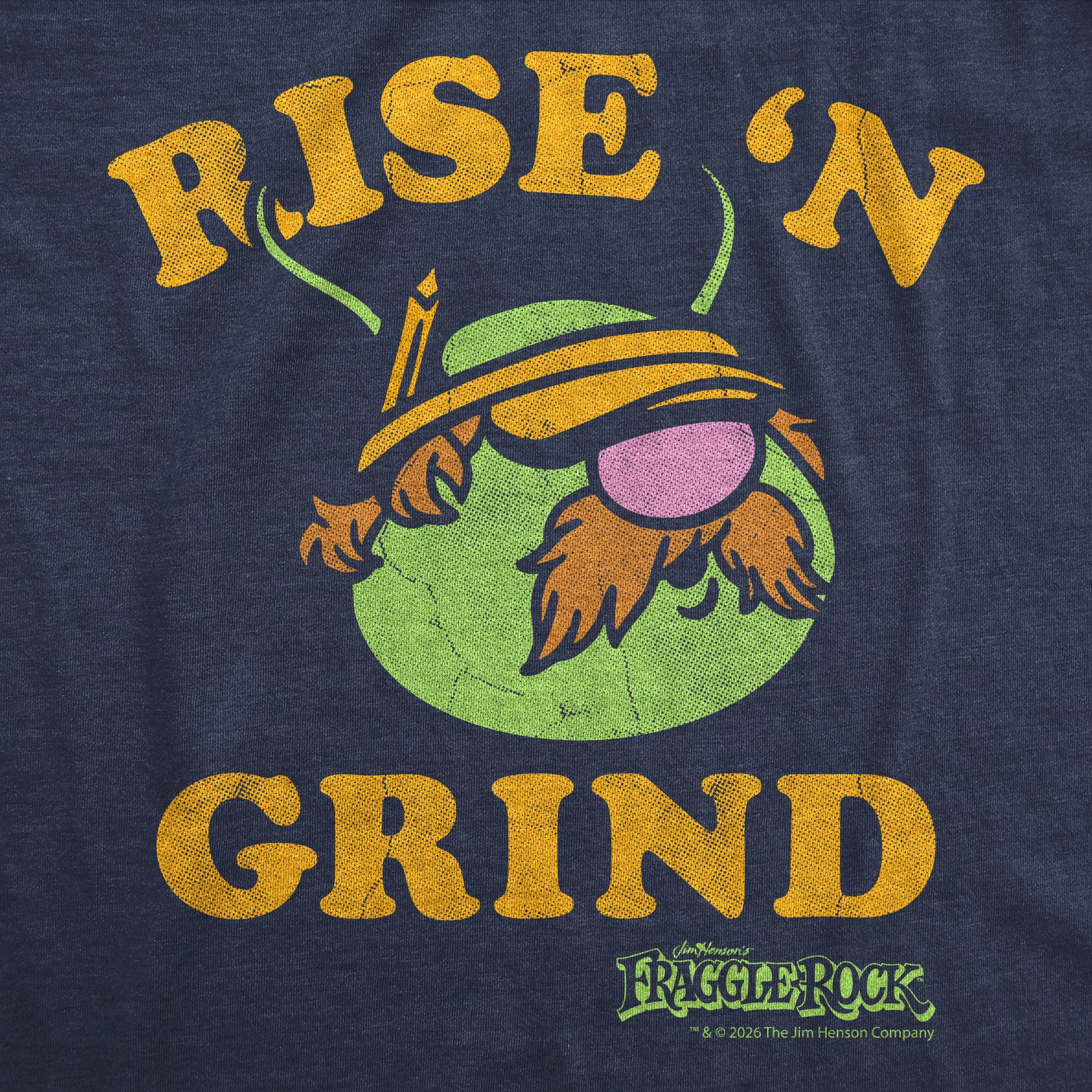 Mens Funny T Shirts Rise N Grind Doozer Jim Henson’s Fraggle Rock Tee For Men