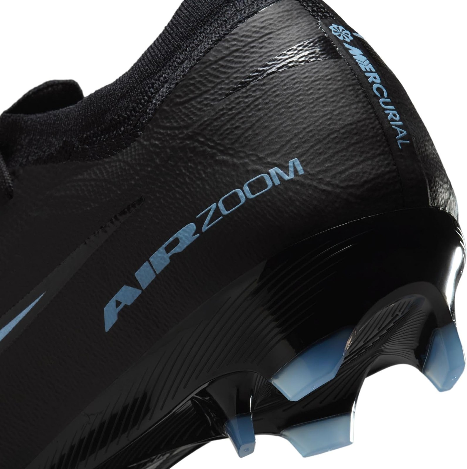 Nike Mercurial Vapor 16 Pro Firm-Ground Low-Top Soccer Cleats (Black/Ice Blue) S