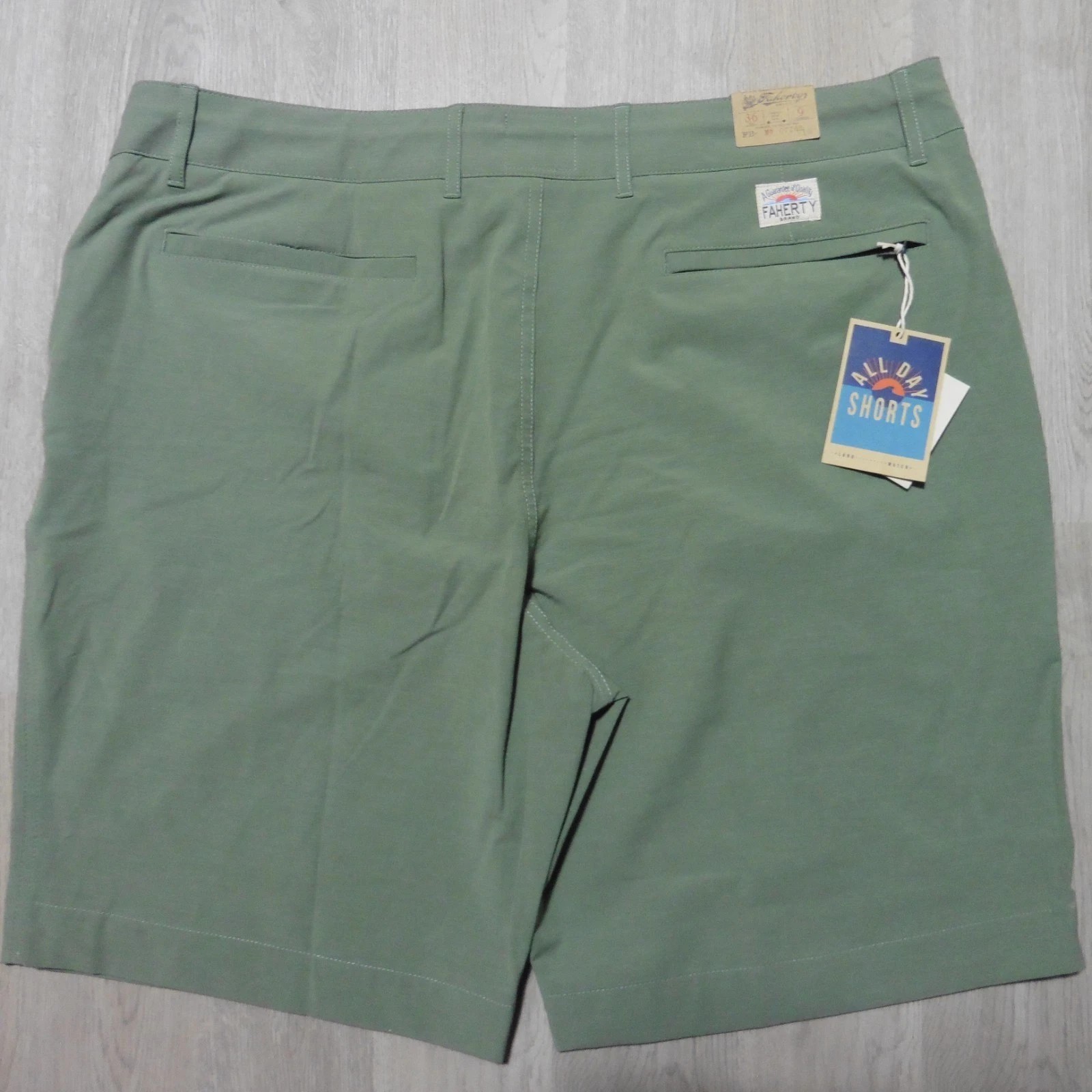 FAHERTY Mens ALL DAY SHORTS 2.0 PERFORMANCE GOLF 9″ BELT LOOP & HYBRID BELTLESS