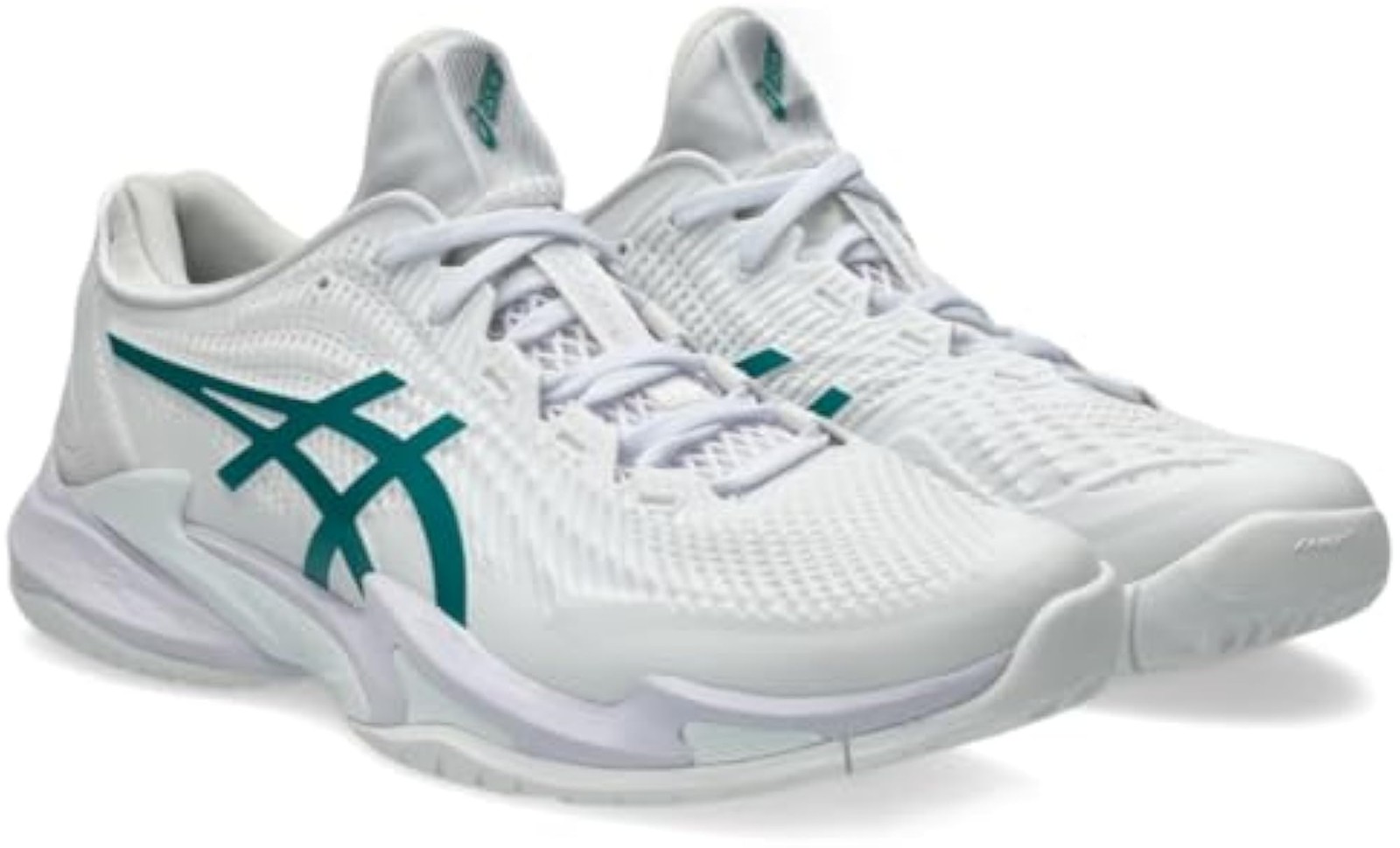 ASICS Men’s Court FF 3 Tennis Shoes, 8.5, White/Pitch Green – White/Pitch Green
