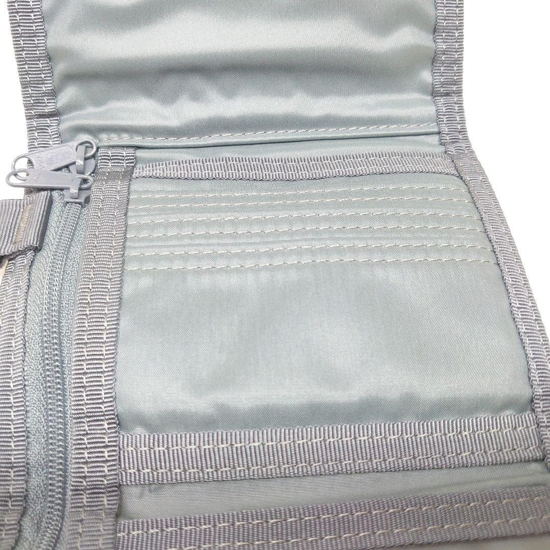Porter Capsule Trifold Wallet Gray Rare Old Model Nylon Used