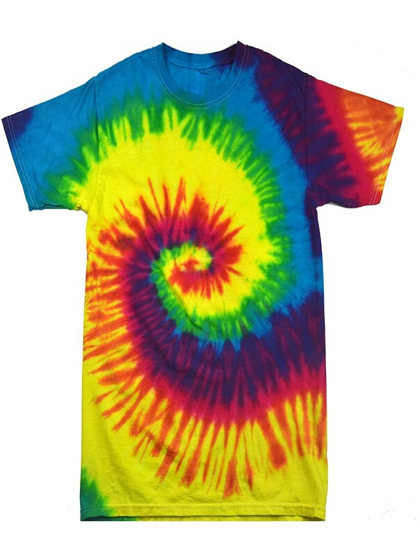 Handmade Tie Dye Shirts Colored Kids & Adults Men & Women 100% Pre-Shrunk Cotton
