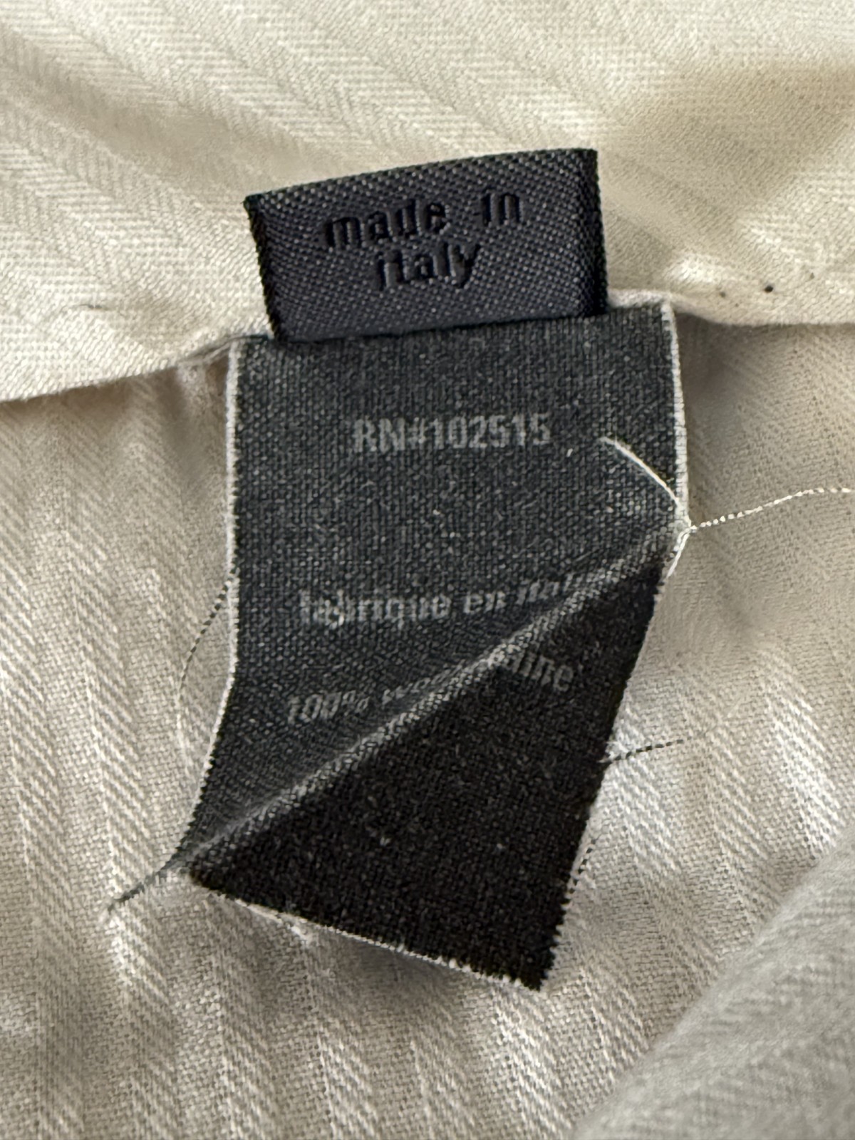 john varvatos hand made italian suit 40, 42