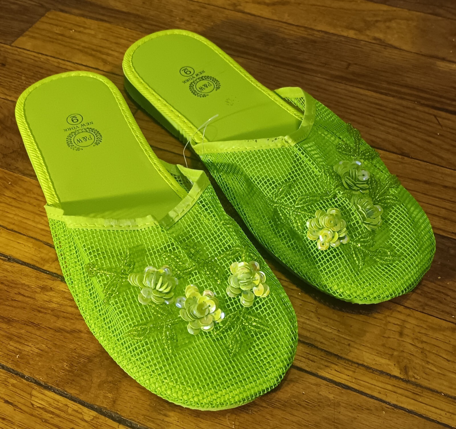 New Women’s Mesh Sequin Comfort Slippers in 13 Colors