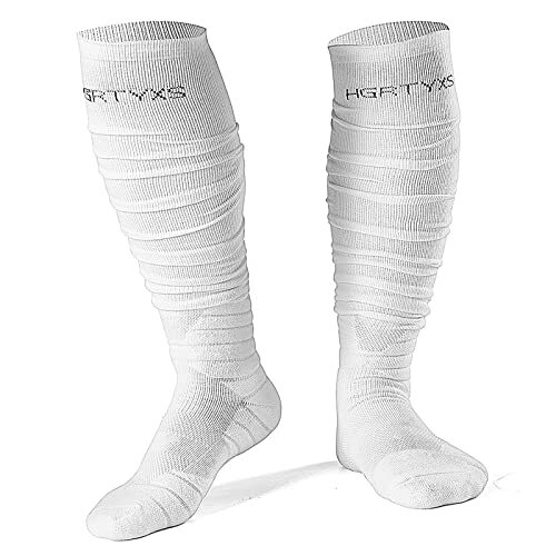 Football Socks ,White Soccer Socks, For Men Women Football Accessories, Medium