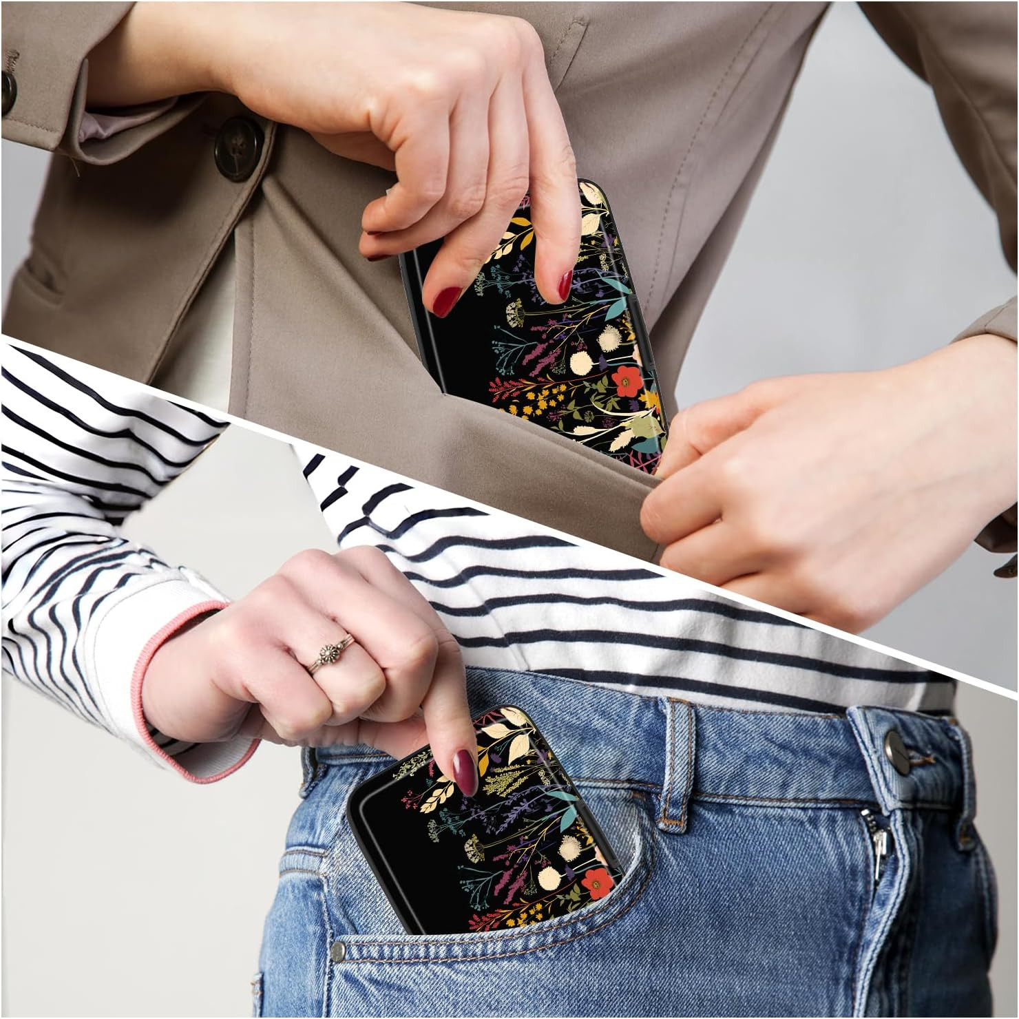 Card Holder Credit Cards Holder for Women RFID Wallet Women Business Card Holder