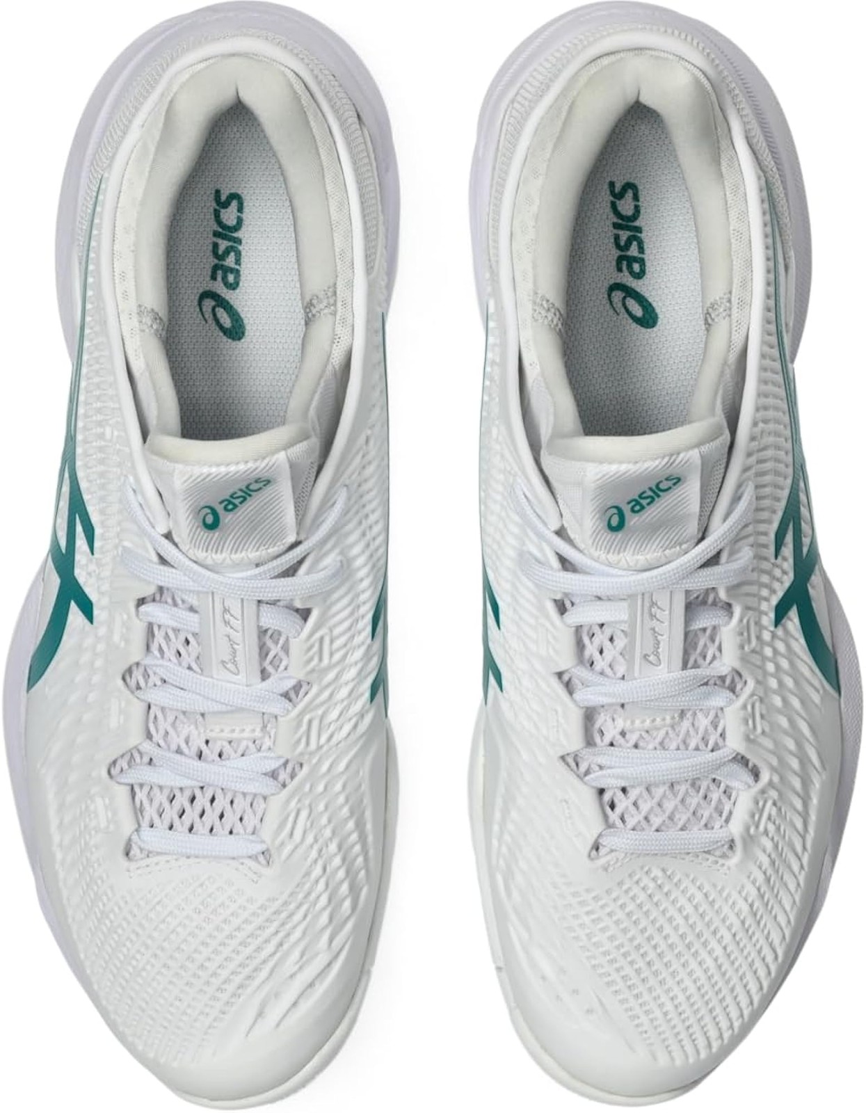 ASICS Men’s Court FF 3 Tennis Shoes, 8.5, White/Pitch Green – White/Pitch Green