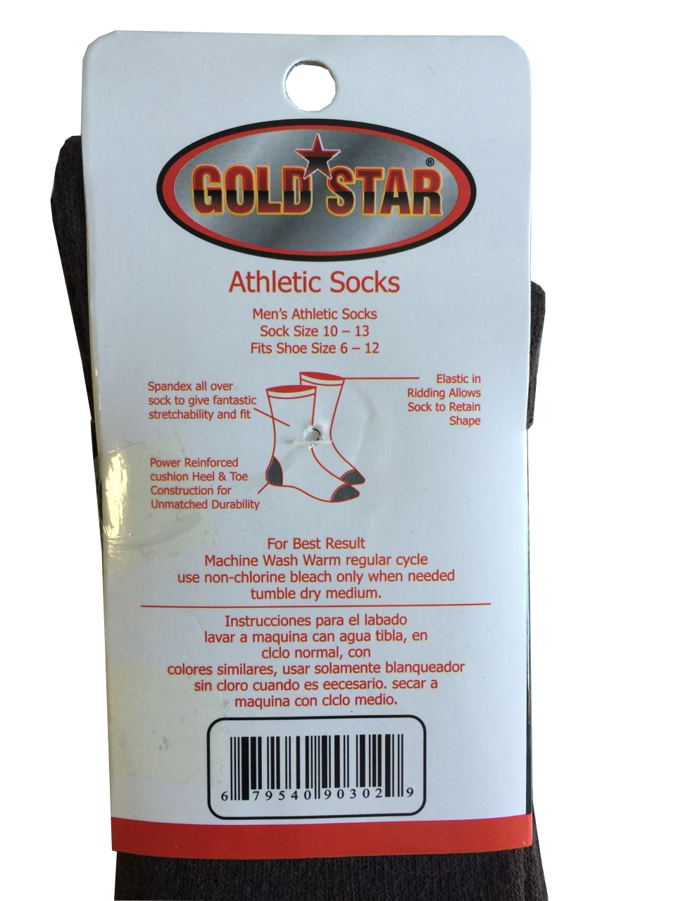 3 OR 12 pairs Men’s Crew Socks Cotton Cushion Sport 10-13 Multi-color