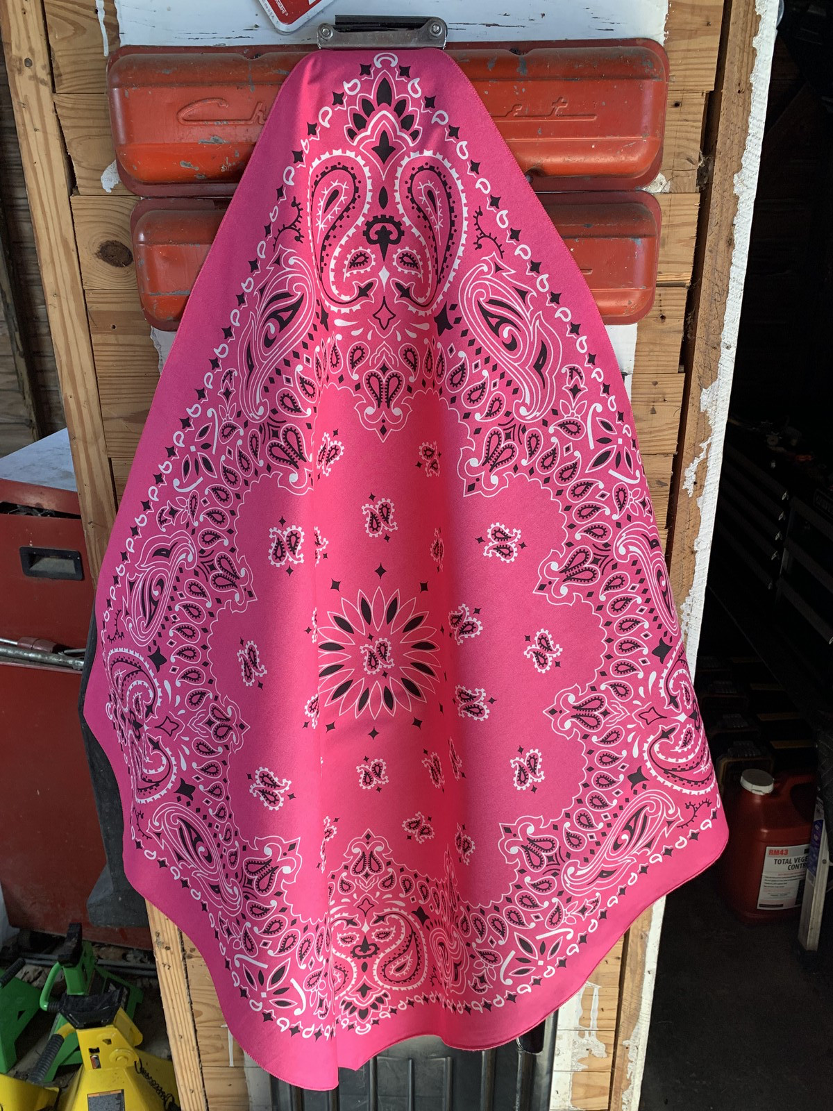 Big 35×35 inch Bandanna Made in USA, Hav-A-Hank 1 Sided Print 100% Cotton