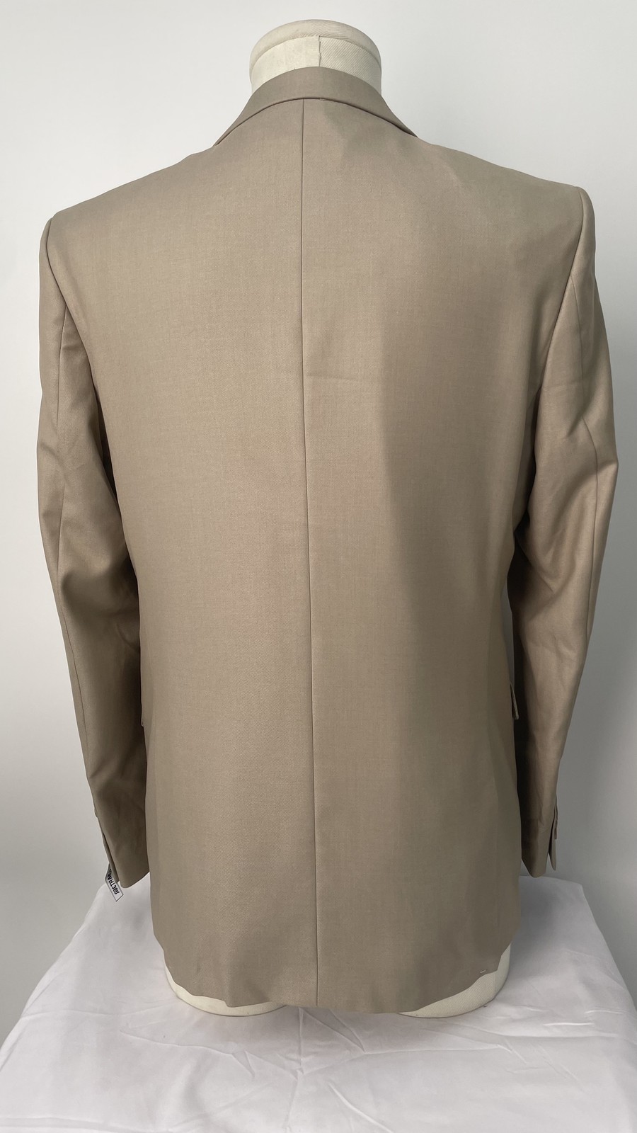 Capitano Men 3 Piece Suit Beige Size 40R/W34 Sydney Slim Fit Single Breasted