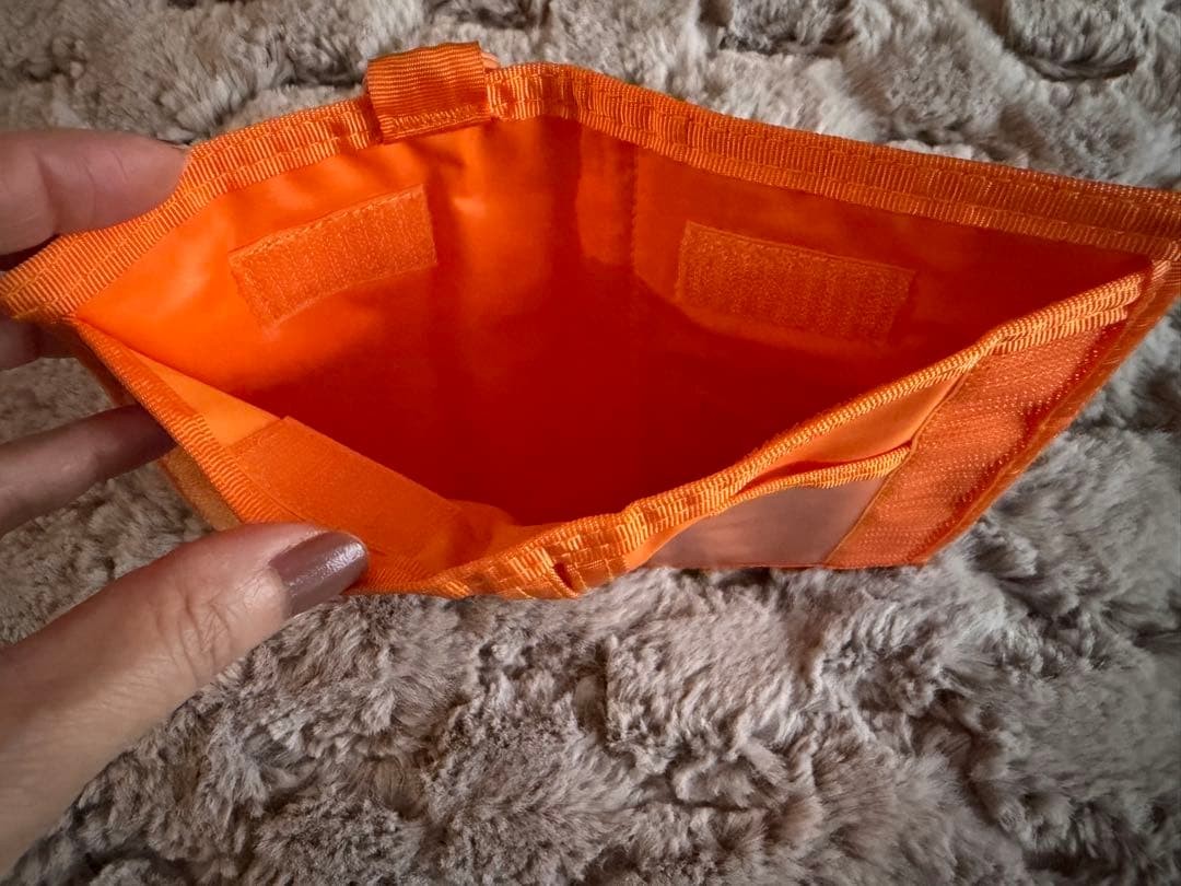 Porter Capsule Orange Leather Long Wallet Used Excellent Condition