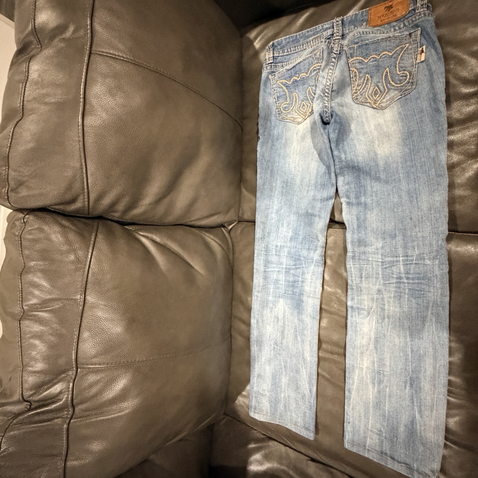 VINTAGE Y2K MEK Denim Tamaran Bootcut Jeans Size 26 x 34 Low Rise 28×34 Flare