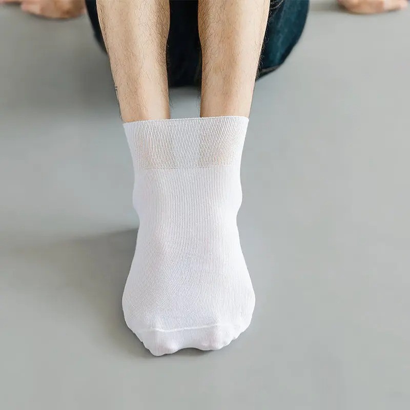 5 Pairs Diabetic Socks Loose Top Non-Binding Cotton Comfort Wide Fit Breathable