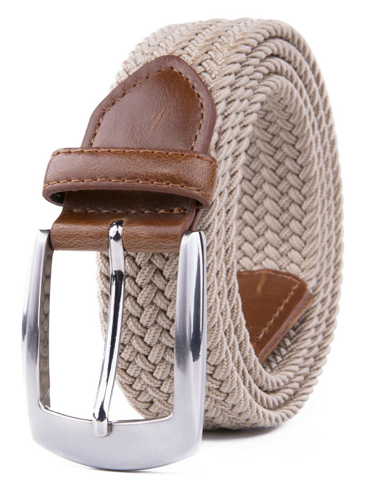 Elastic Fabric Braided Belt,Enduring Stretch Woven Belt for Unisex Men/Women/Jun