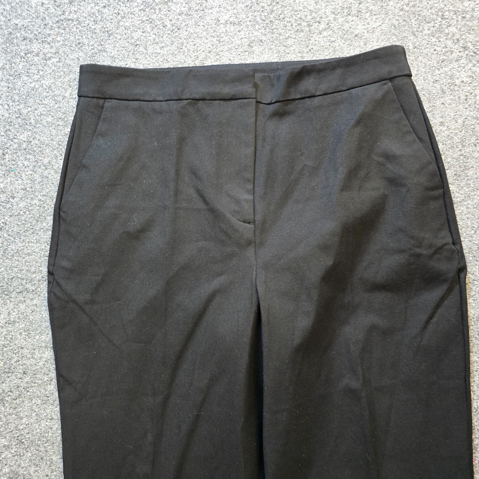 Boden Pants Womens Size 12 Black Chino Pocket High Rise Capsule Career Casual
