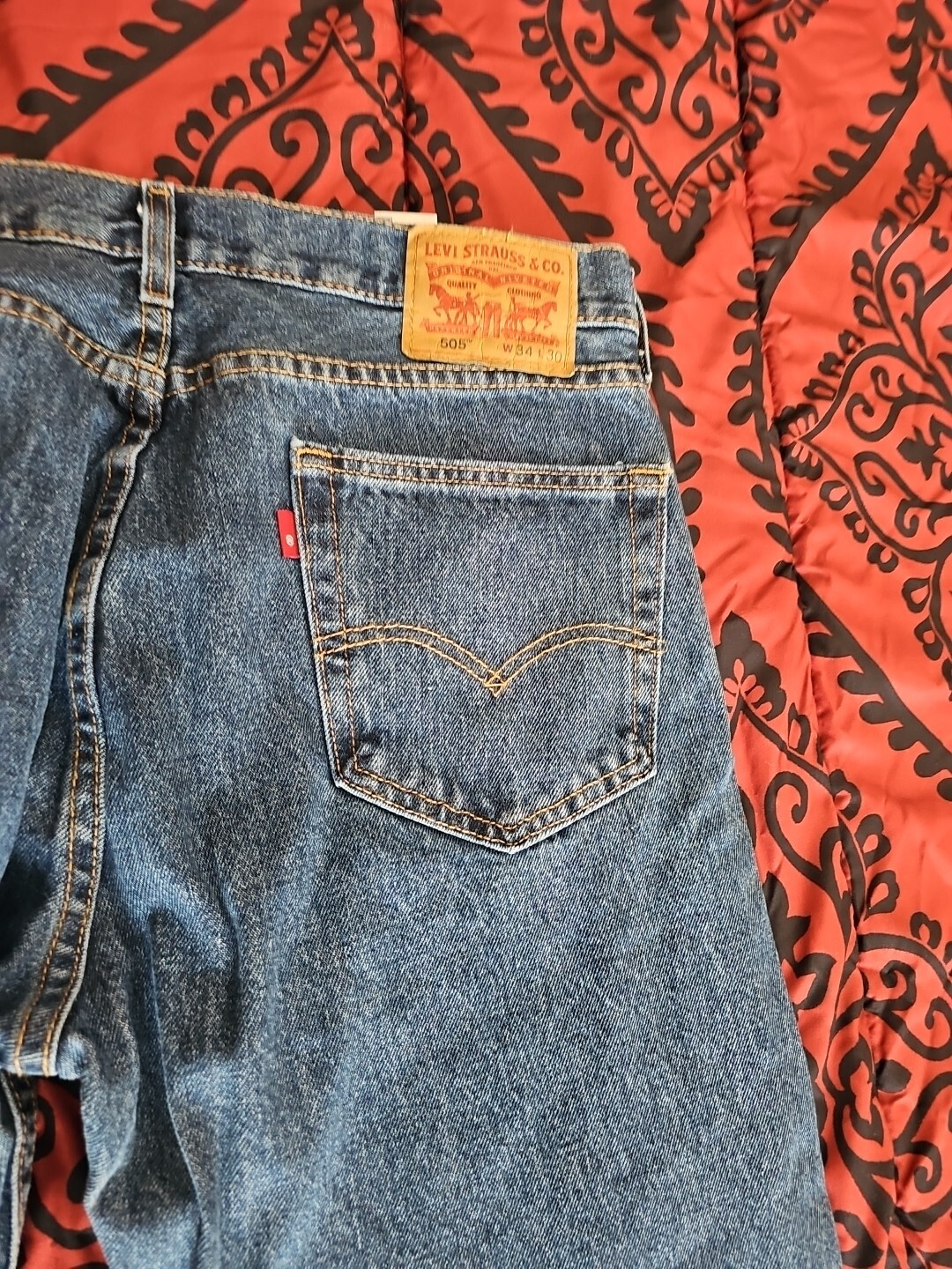 Levi’s 505 Size 34 X 30 Jeans – Blue Fast Shipping Returns Accepted