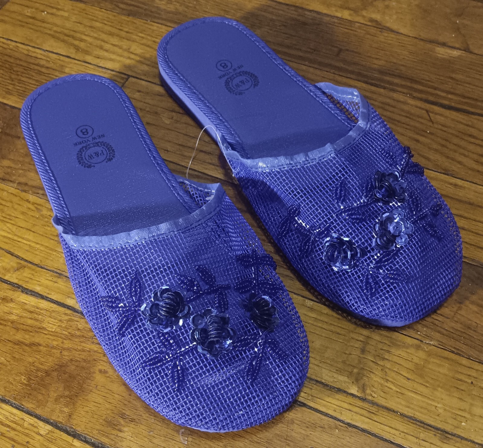 New Women’s Mesh Sequin Comfort Slippers in 13 Colors