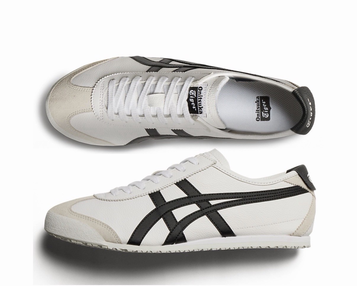 Onitsuka Tiger MEXICO 66 1183A201 126 WHITE BLACK SIZE US 10