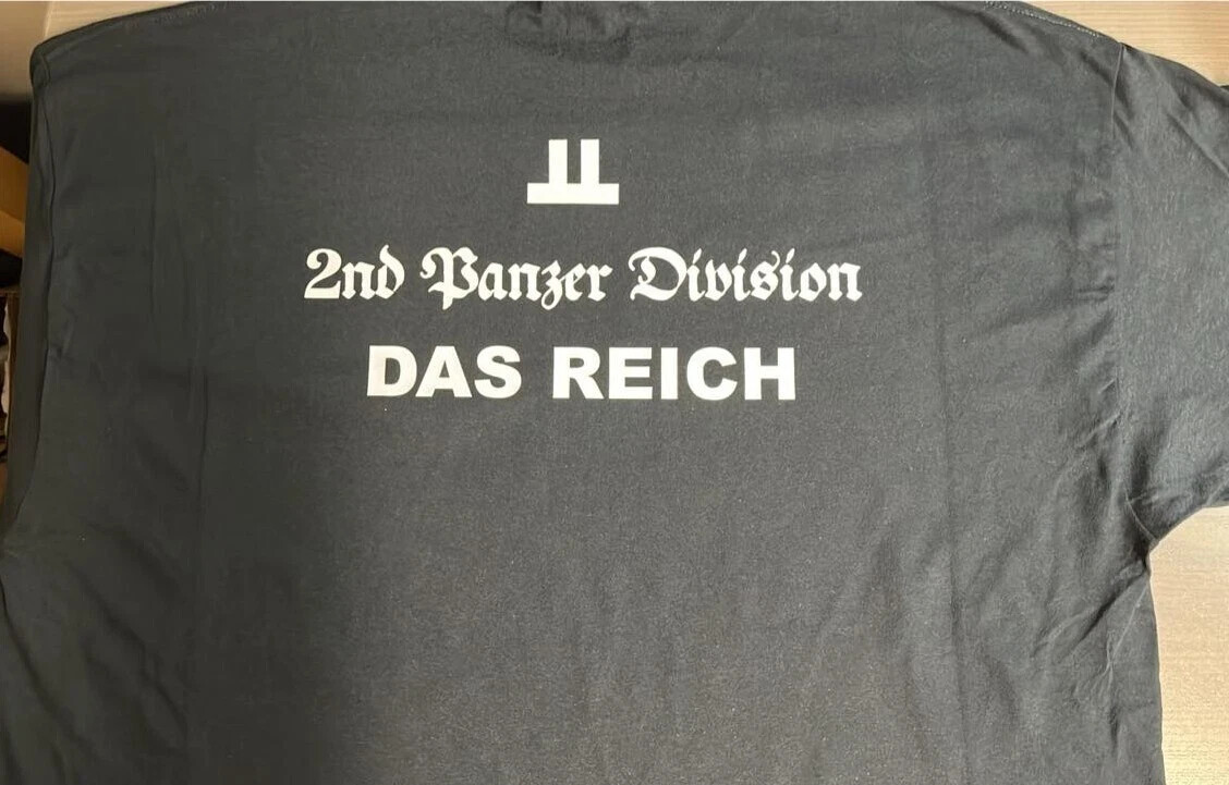 2 sided Elite Division Pocket logo WW2 WWII German Tank t shirt