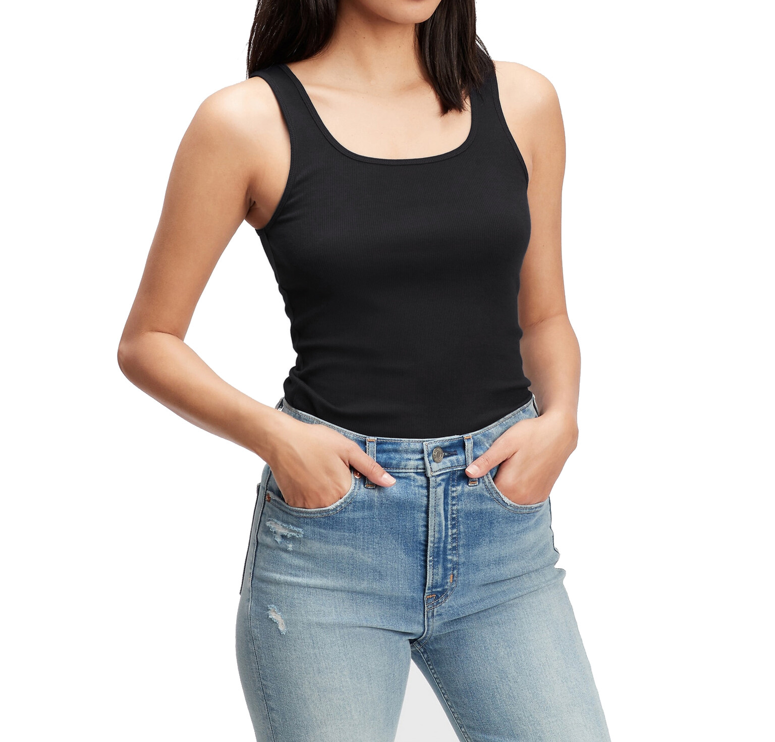 3-12Pack Mixed Colors Women 100% Cotton Basic Ribbed Tank Top Sleeveless Shirts