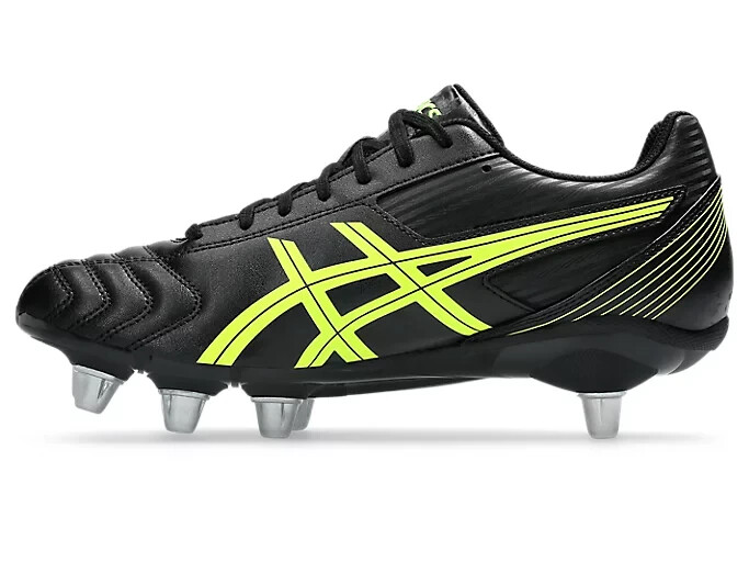 ASICS Rugby Cleats LETHAL TACKLE WIDE 1111A263.001 Black/Safety Yellow 2025 NEW!