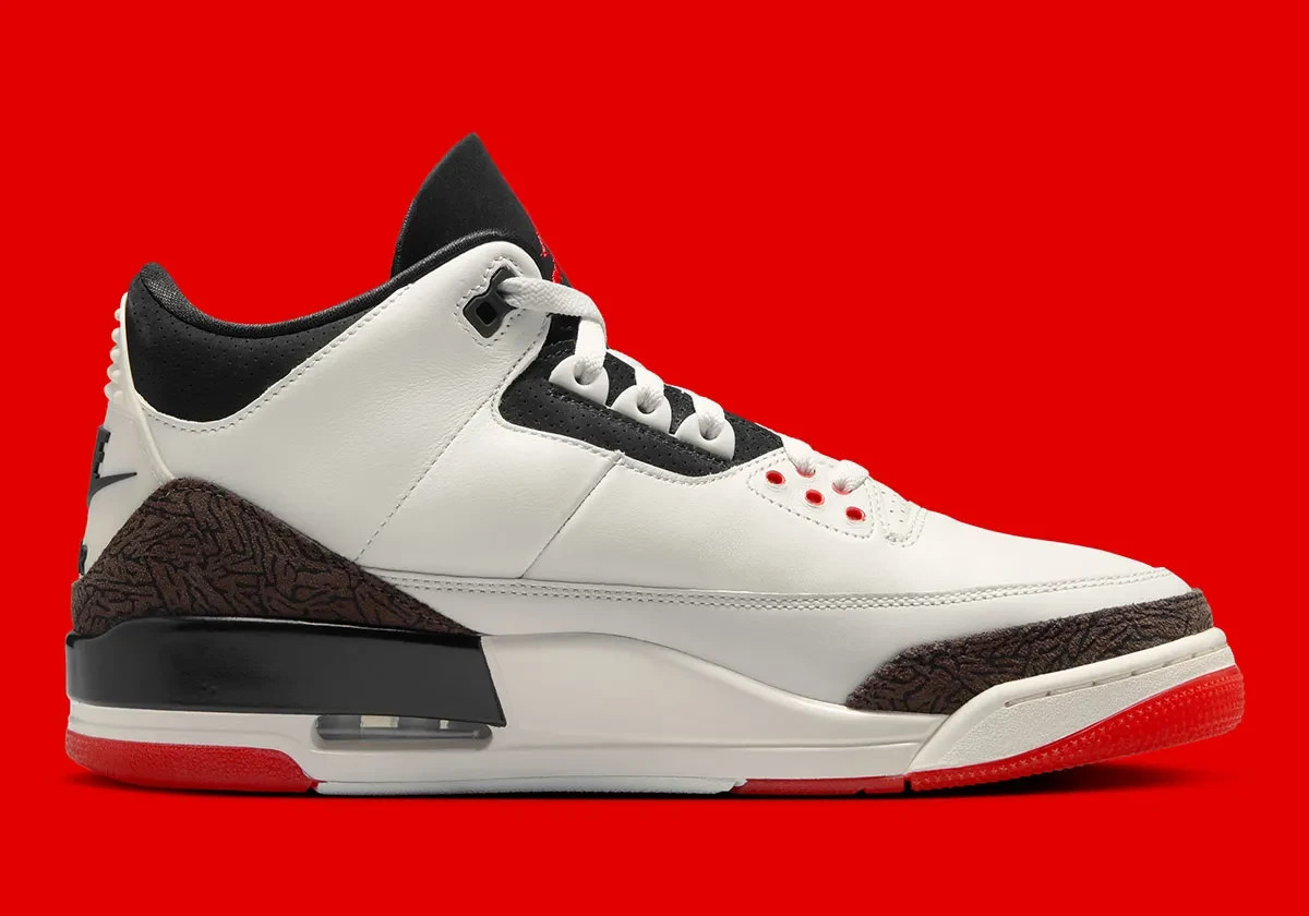 Nike Air Jordan 3 Retro OG World’s Best Dad Sail Black Red IF4396-103 Mens NEW
