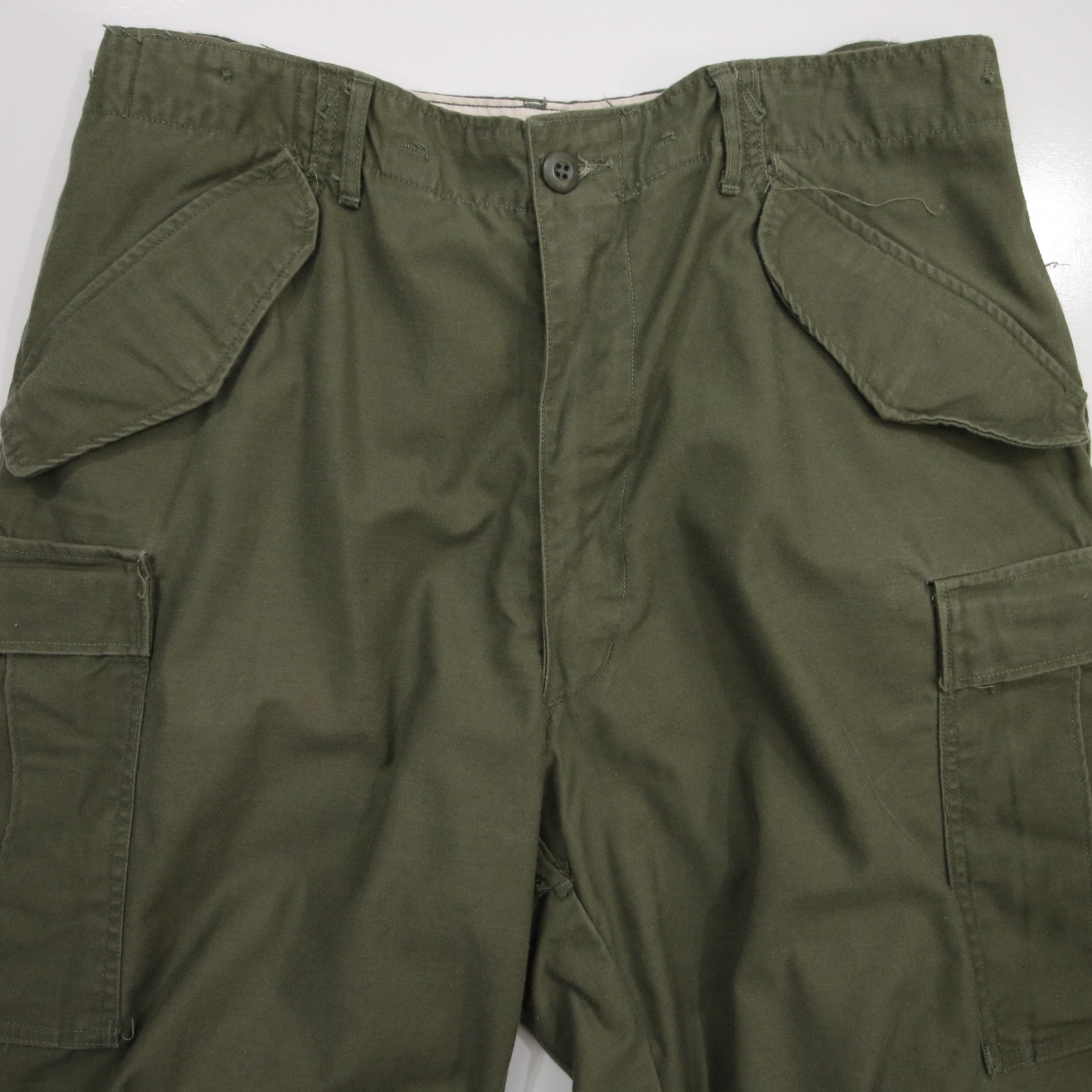VTG Military M65 Combat Trousers US ARMY Fatigue OG-107 CARGO Field Pants M Reg