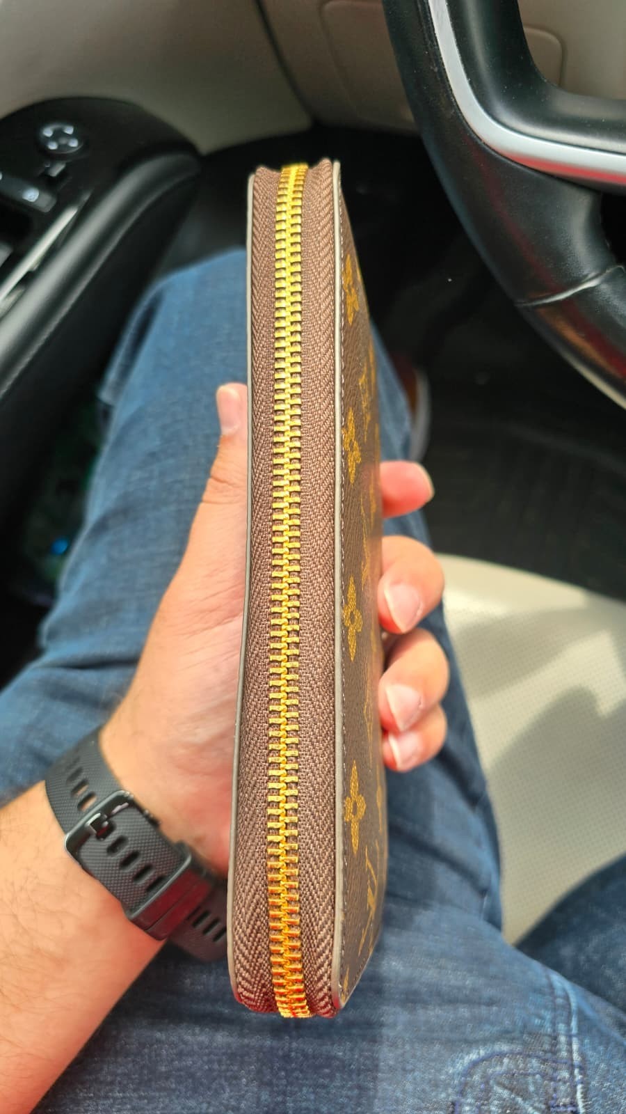 Louis Vuitton Monogram Zippy Zip Wallet Brown Long Wallet USA
