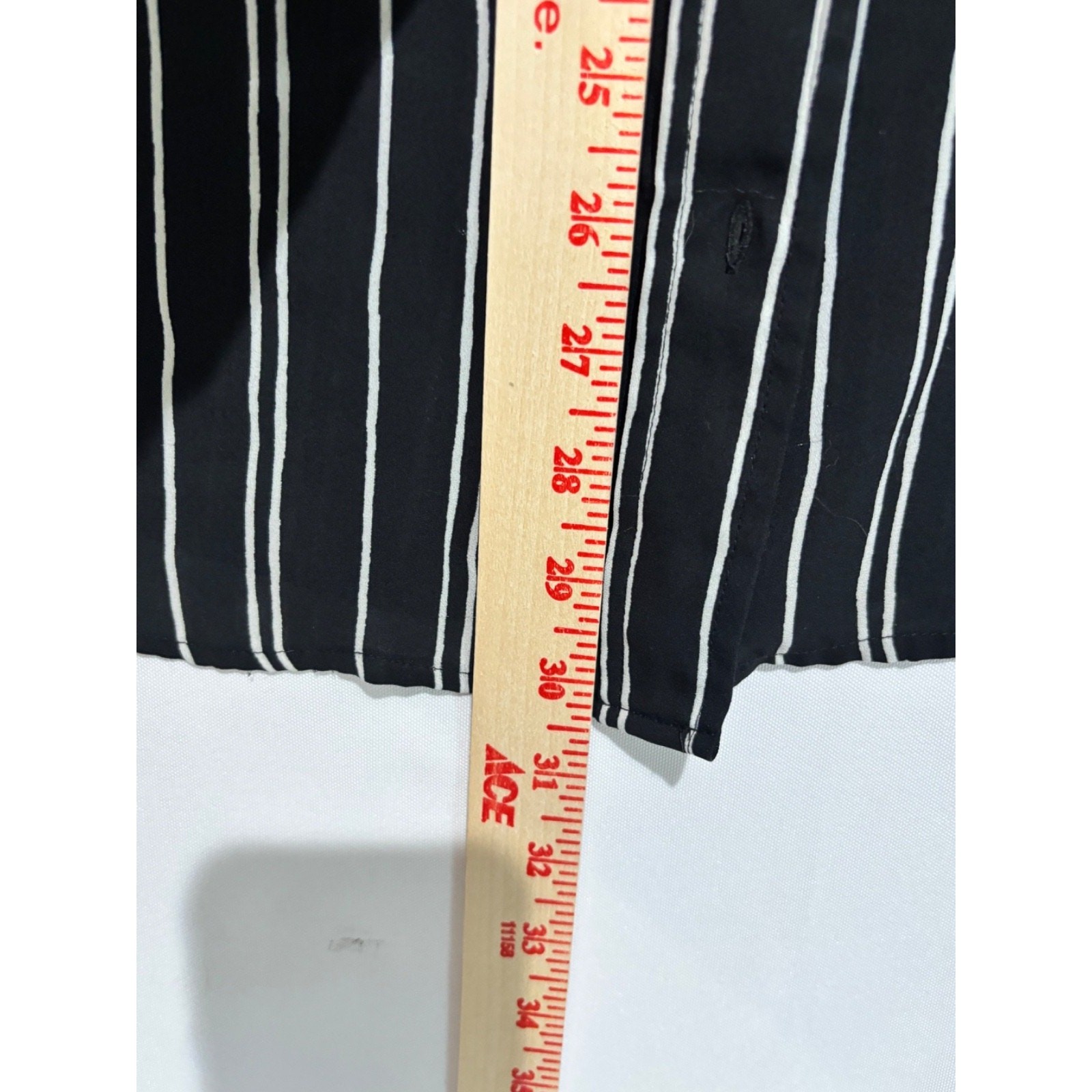 Who What Wear Women’s Black & White Long Sleeve Button Down Shirt sz XL Capsule