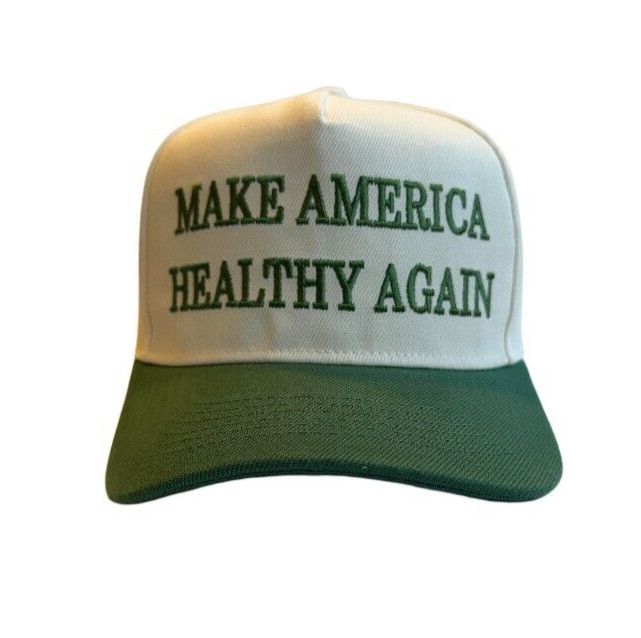 Make America Healthy Again Snapback Cap Green Hat RFK MAHA US Seller!
