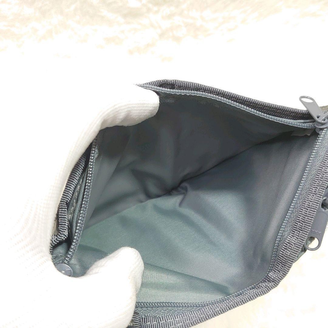 Porter Capsule Trifold Wallet Gray Rare Old Model Nylon Used