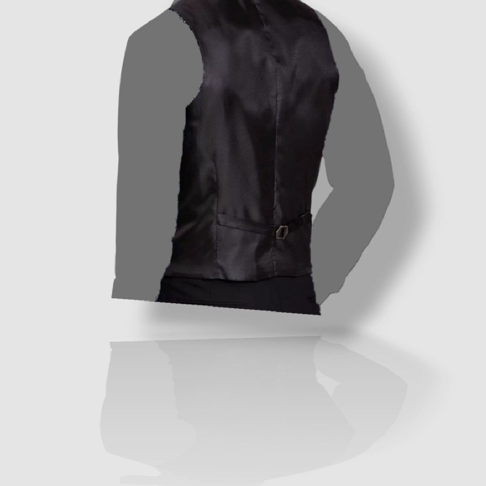 Alfani Men’s Black Slim-Fit Jacket Vest Pants 3-Piece Suit Size 40R 34W 30L