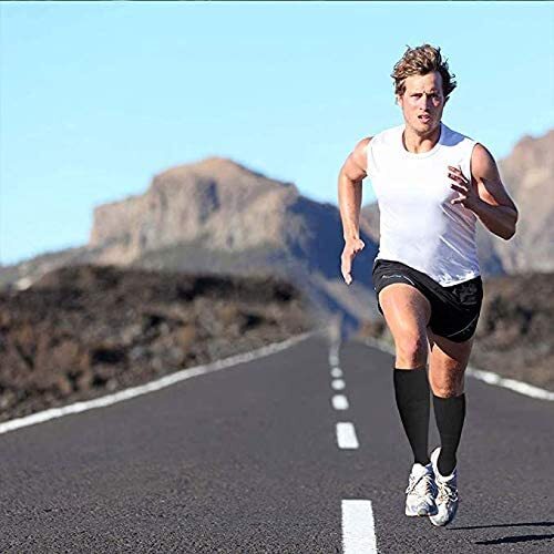 3-12 Pairs Mens Athletic Sports Solid Mid Calf Cotton Long Tube Socks Size 9-15