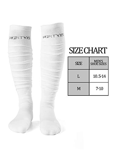 Football Socks ,White Soccer Socks, For Men Women Football Accessories, Medium