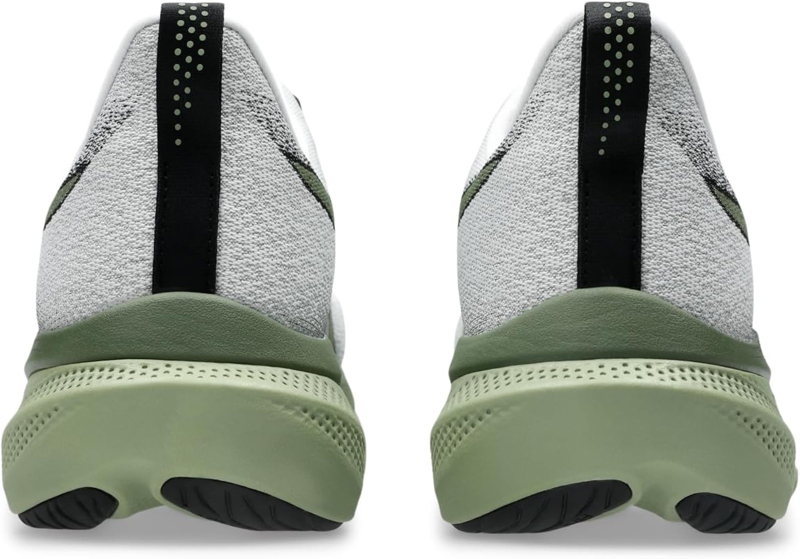 ASICS Men’s GLIDERIDE MAX 2 Running Shoes, 12.5, White/Moss – White/Moss – 12.5
