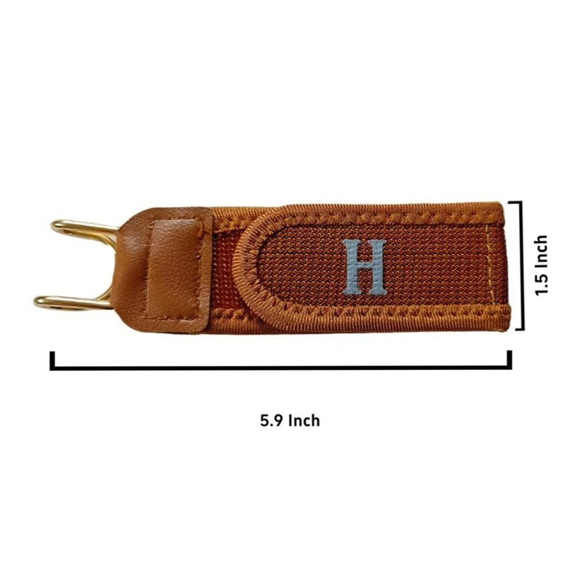 2PCS Tactical Metal Hook Elastic Belt Buckle-Less Invisible Waist Belt Closure