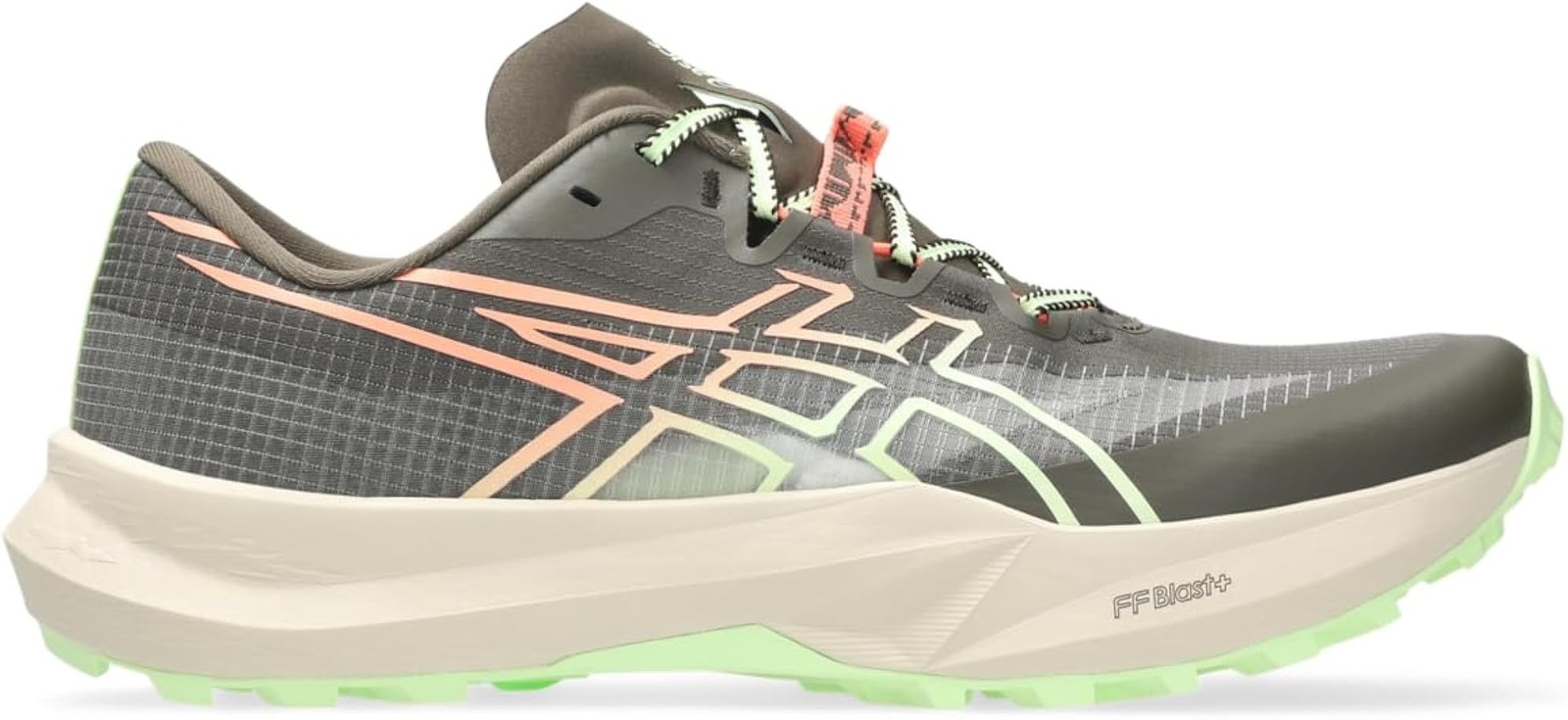 ASICS Unisex Fuji LITE 7 Running Shoes, 9.5M / 11W, KURIIRO Brown/Illuminate Yel