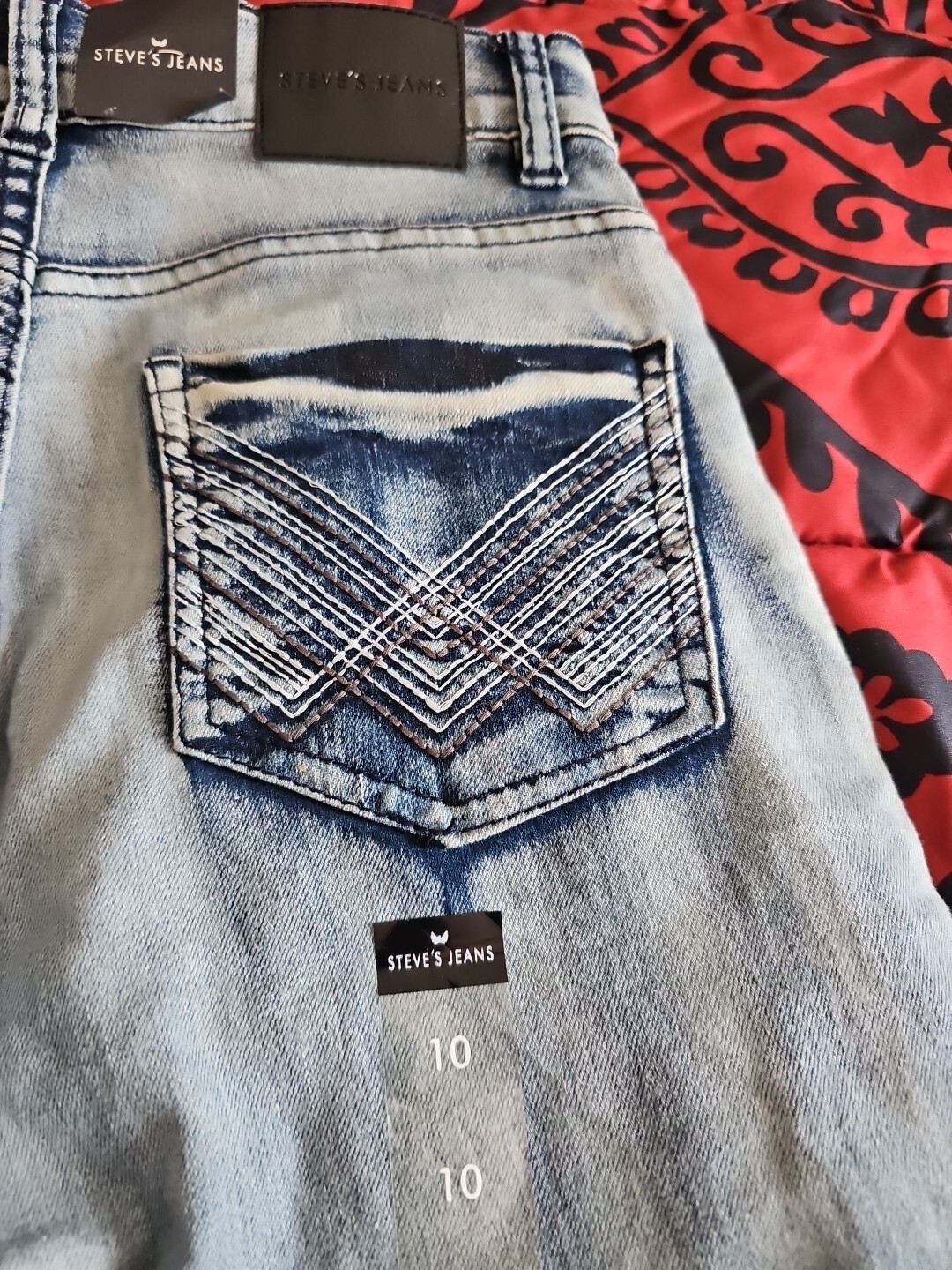 NWT Steve’s Jean’s Stretch Skinny Fit Ladies Size 10 Returns Accepted Inseam 25